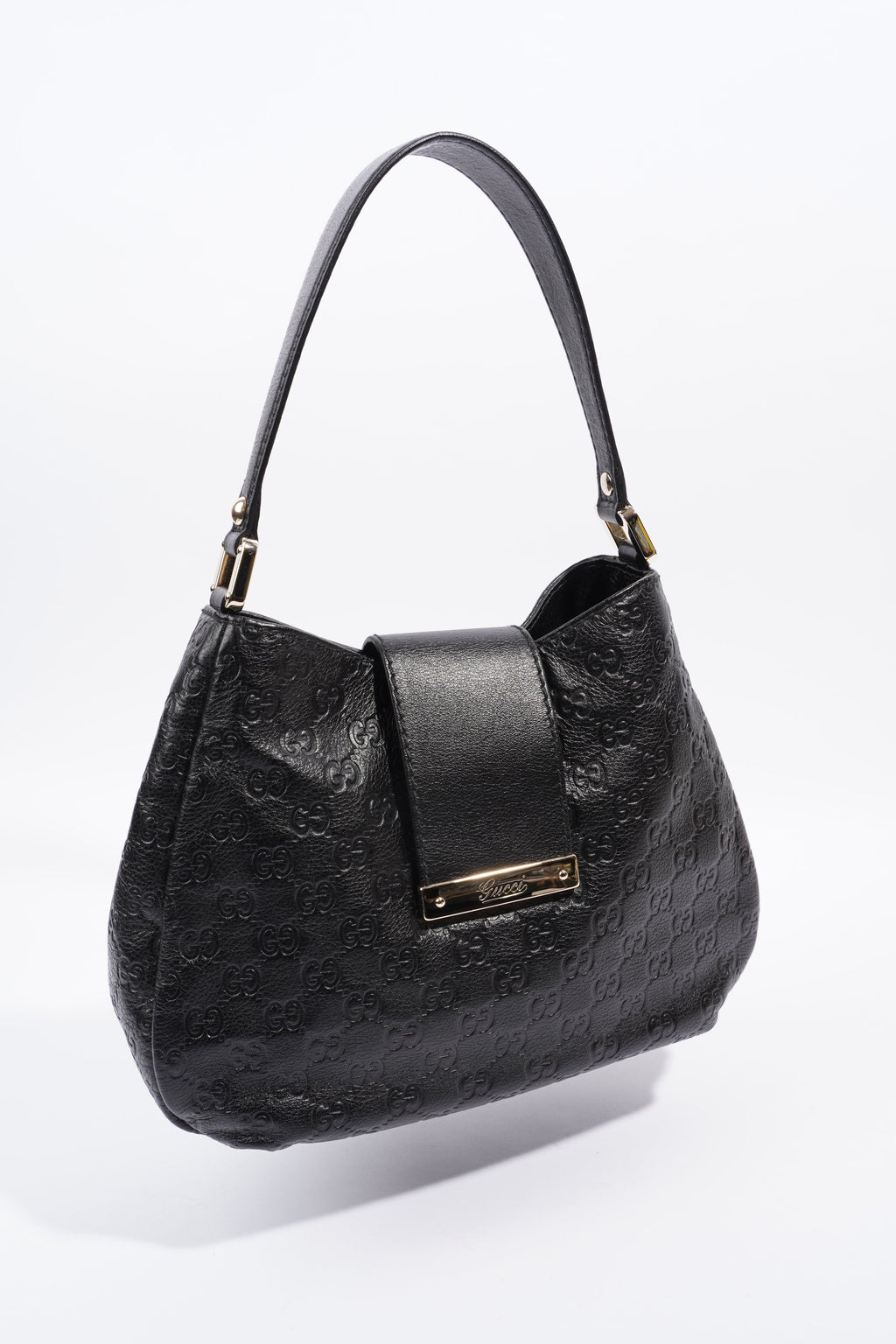 Gucci Guccissima Black Leather