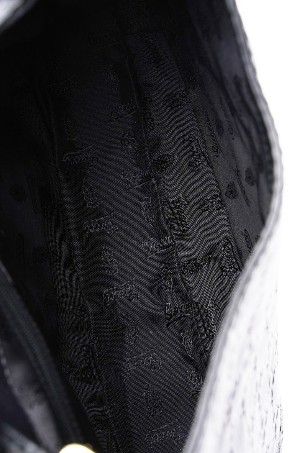 Gucci Guccissima Black Leather