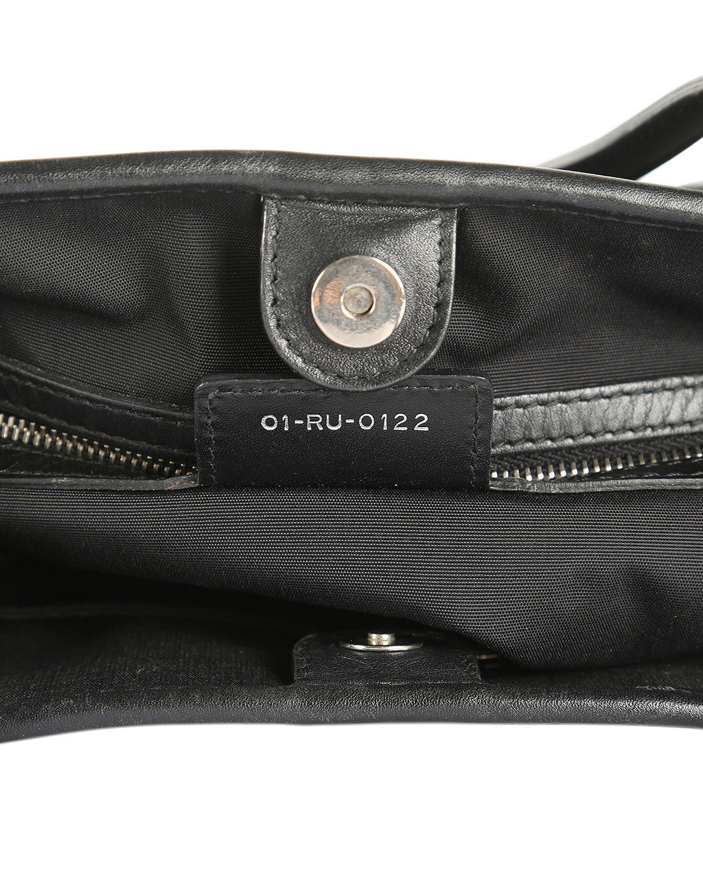 CHRISTIAN DIOR Black Coated Canvas Cannage Panarea Medium Tote Bag