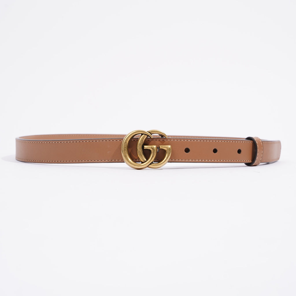 Gucci Marmont Belt Tan Leather 75cm 30"