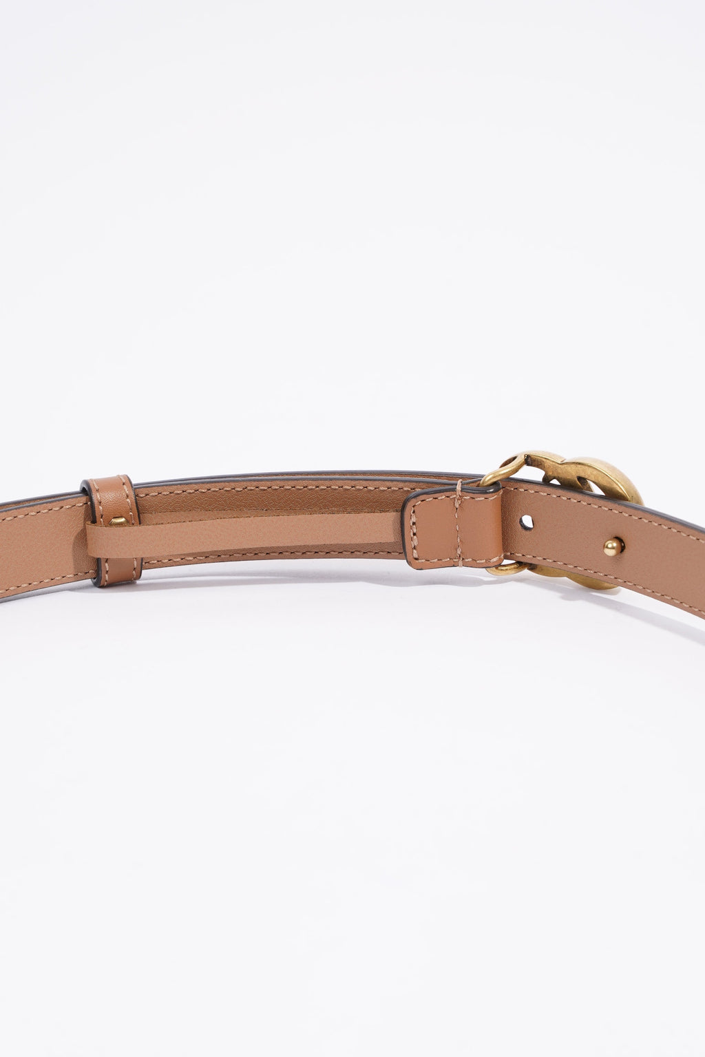 Gucci Marmont Belt Tan Leather 75cm 30"