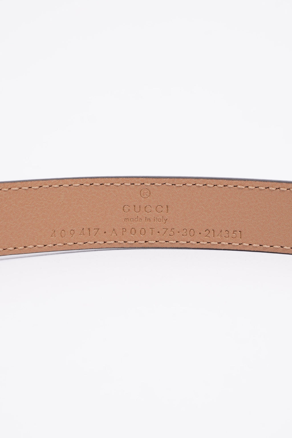 Gucci Marmont Belt Tan Leather 75cm 30"