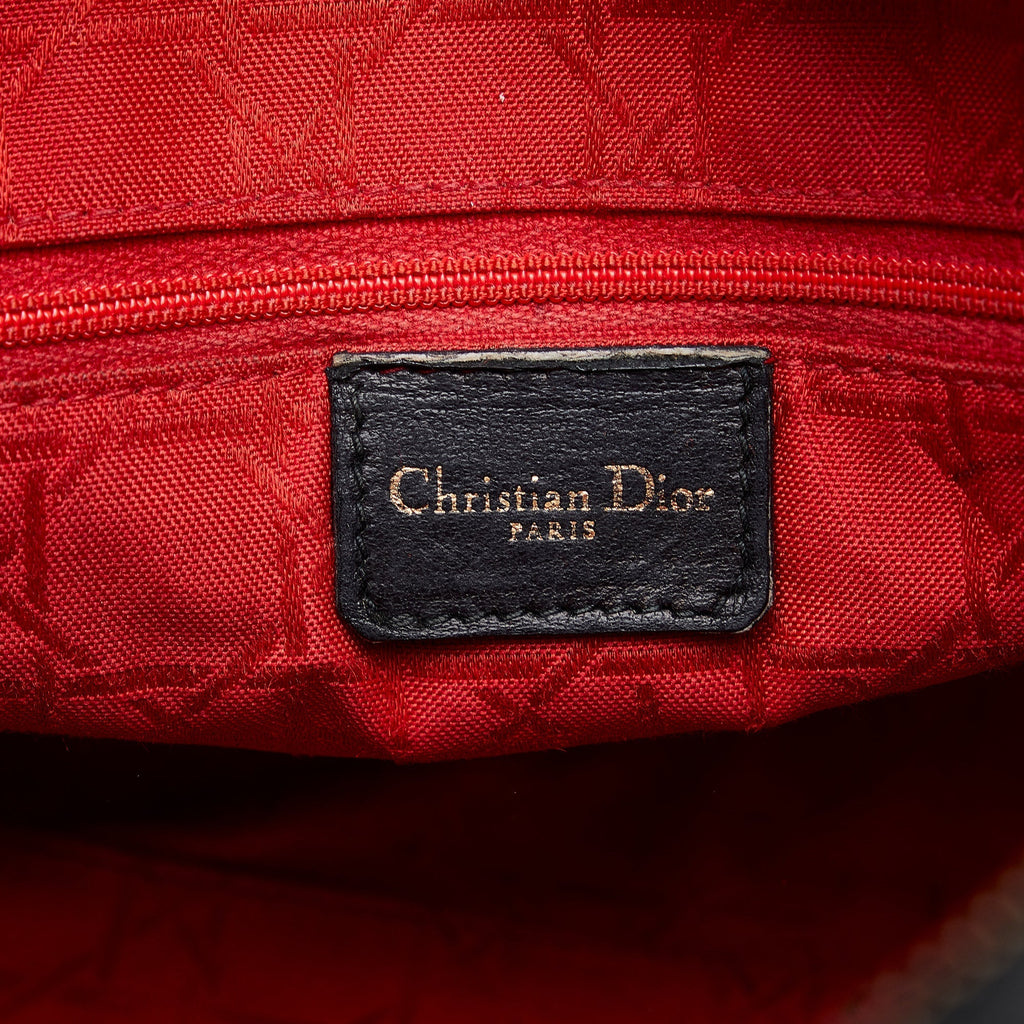 DIORLarge Cannage Patent Lady  Satchel