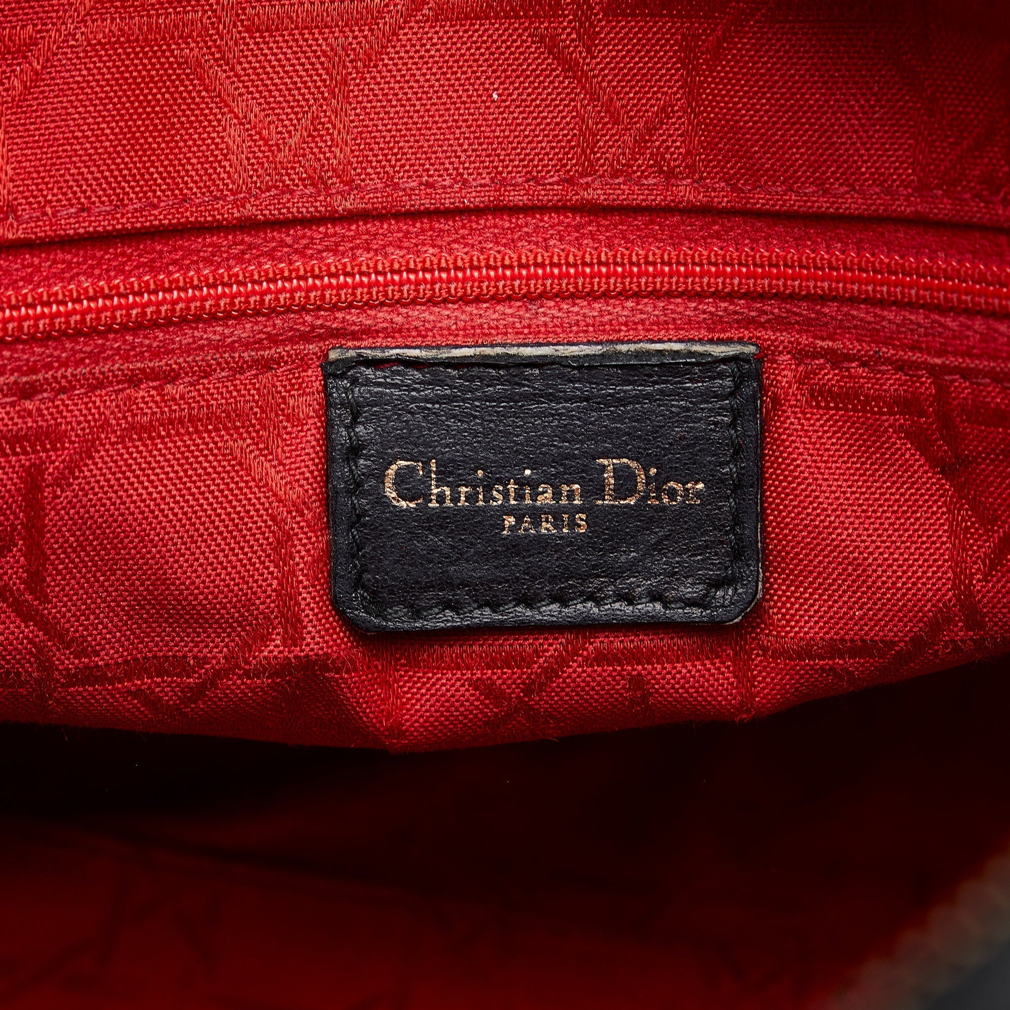 DIORLarge Cannage Patent Lady  Satchel