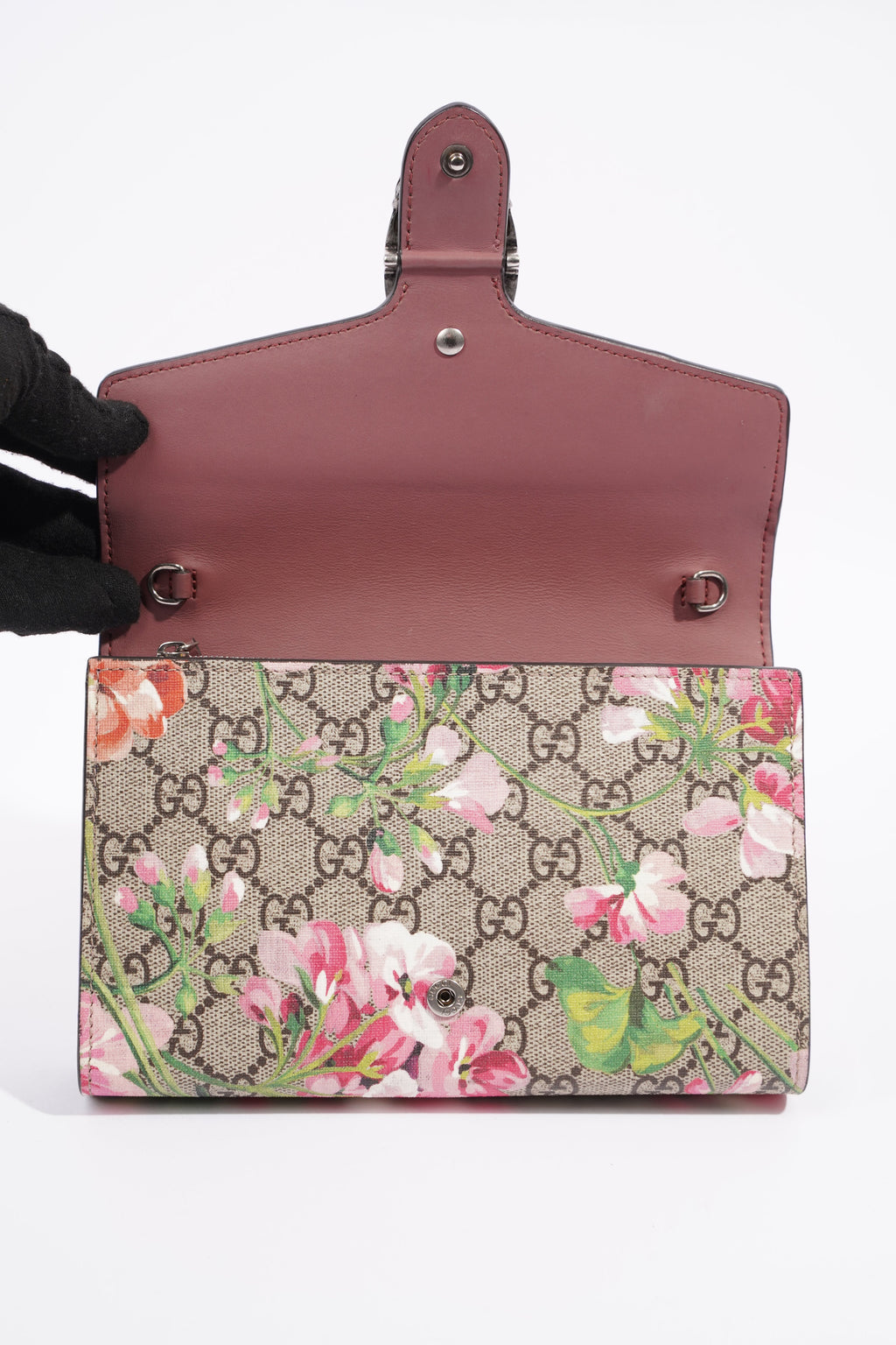 Gucci Dionysus Chain Wallet Supreme / Floral Canvas One Size