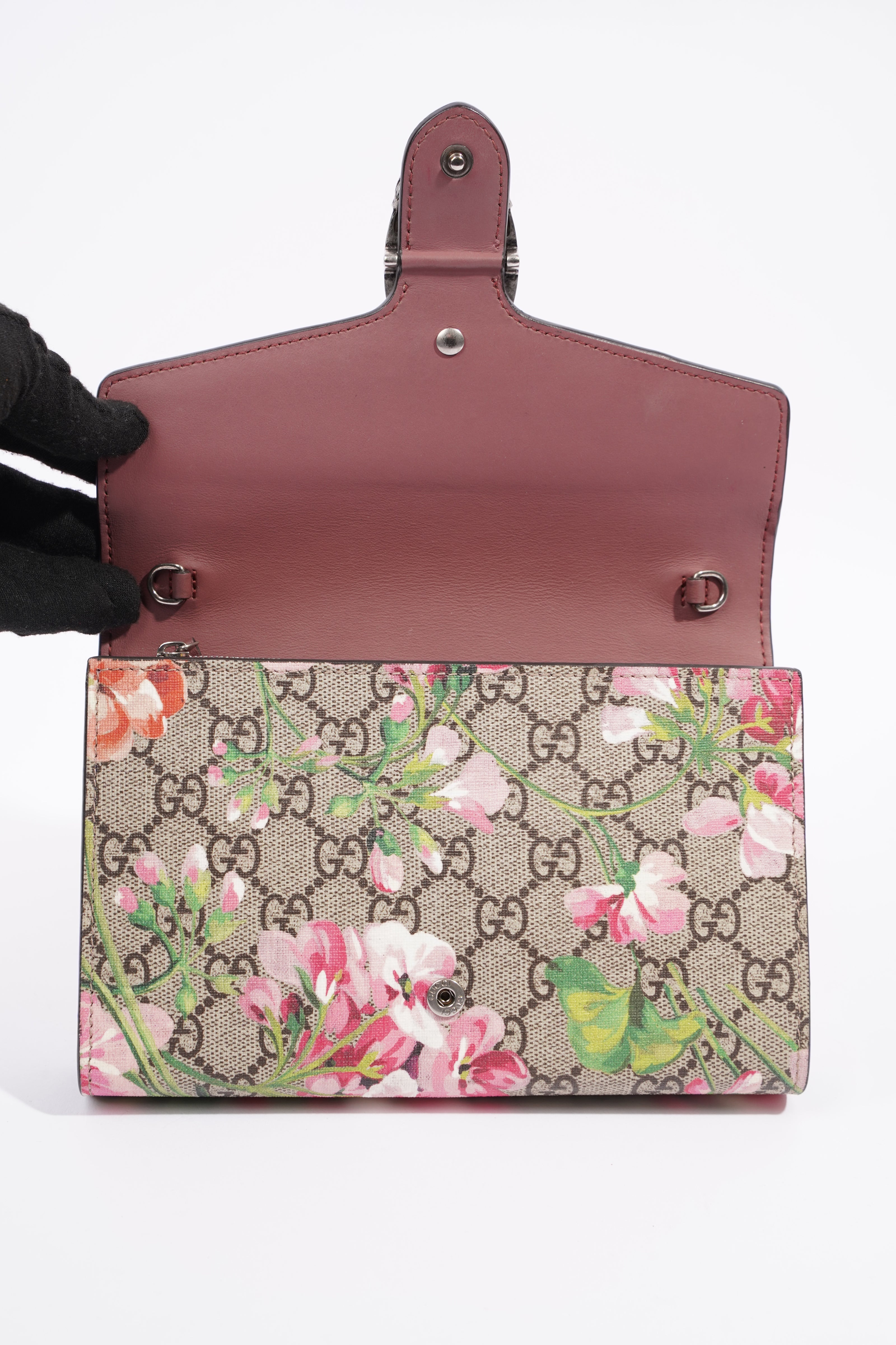 Gucci Dionysus Chain Wallet Supreme / Floral Canvas One Size