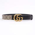 Gucci Marmont Belt Supreme / Black Canvas 75cm 30"