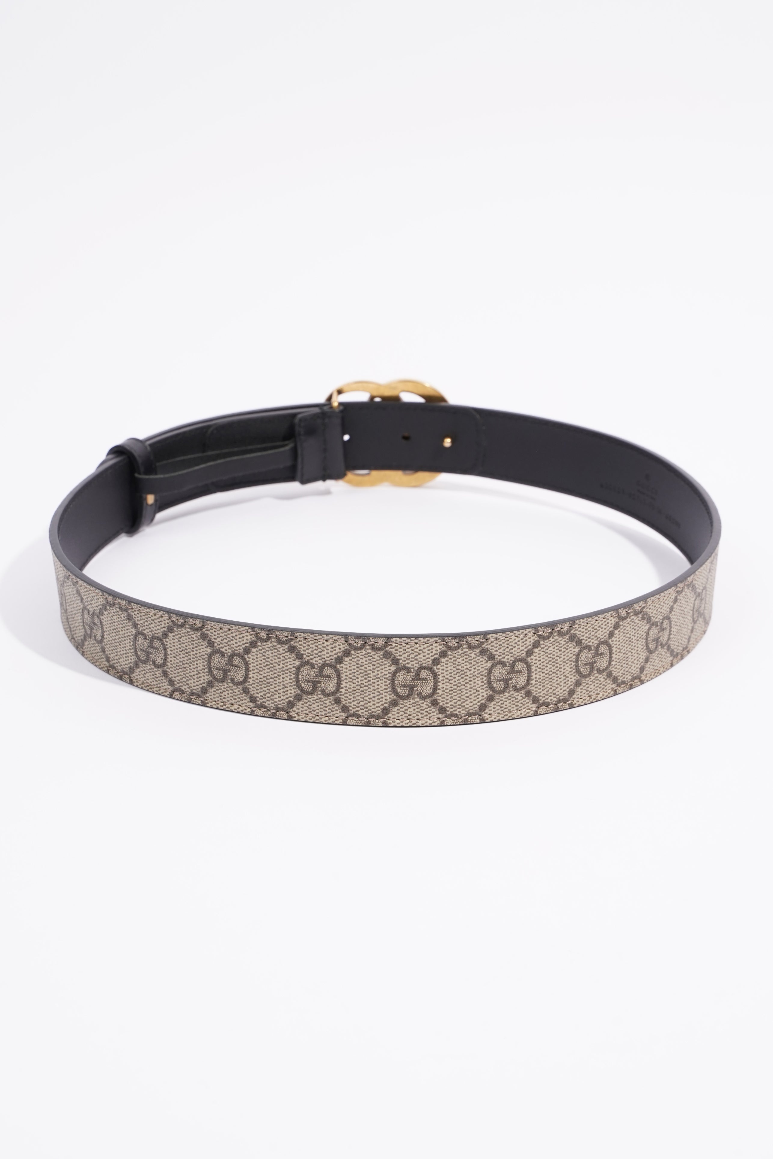 Gucci Marmont Belt Supreme / Black Canvas 75cm 30"