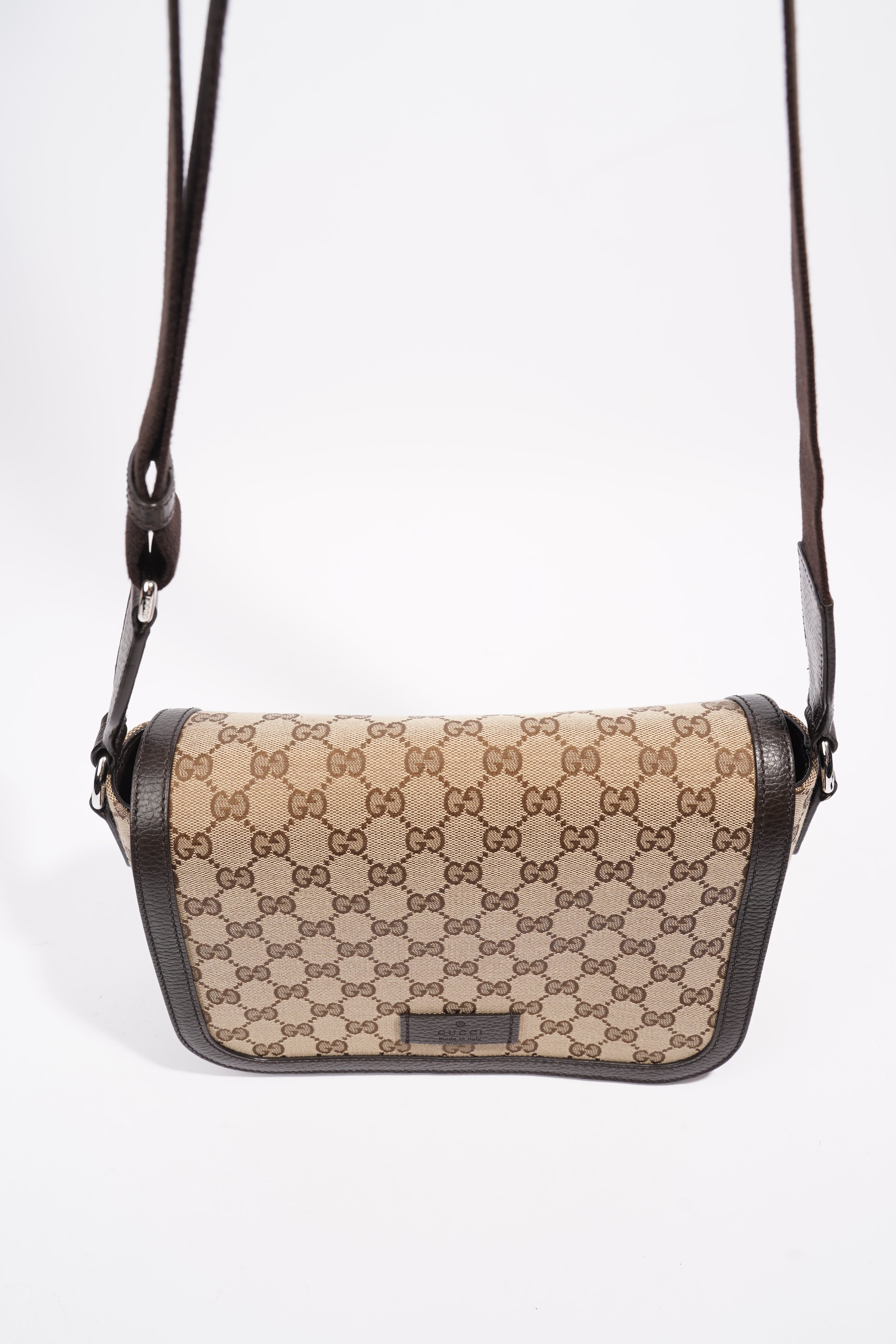 Gucci GG Messenger bag Supreme / Brown Canvas Large