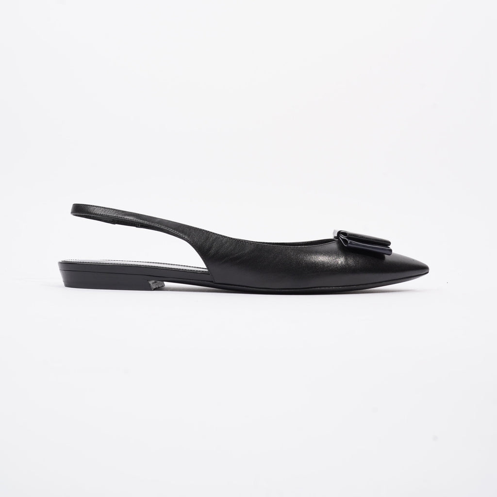 Saint Laurent Anais Black Leather EU 40 UK 7