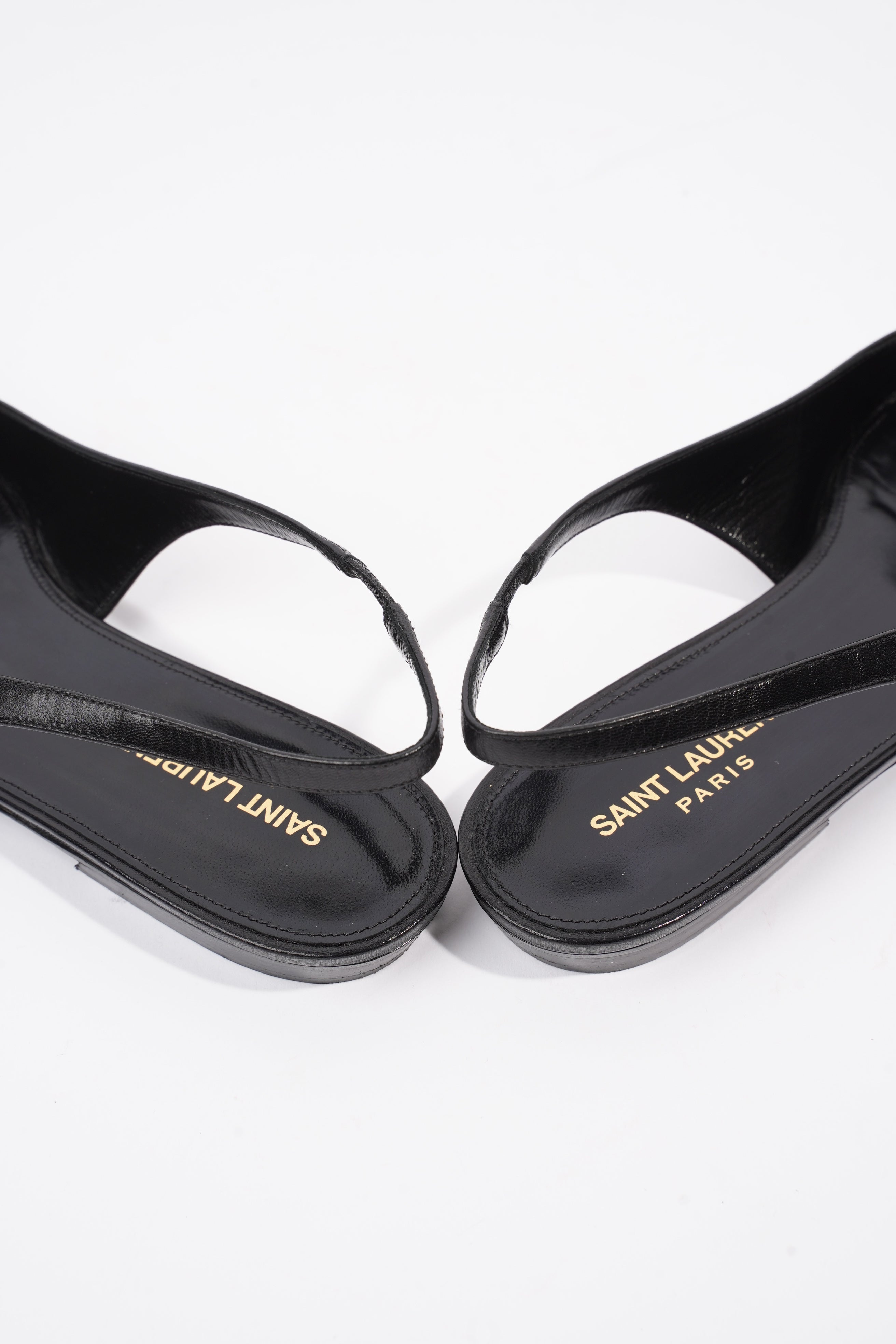 Saint Laurent Anais Black Leather EU 40 UK 7