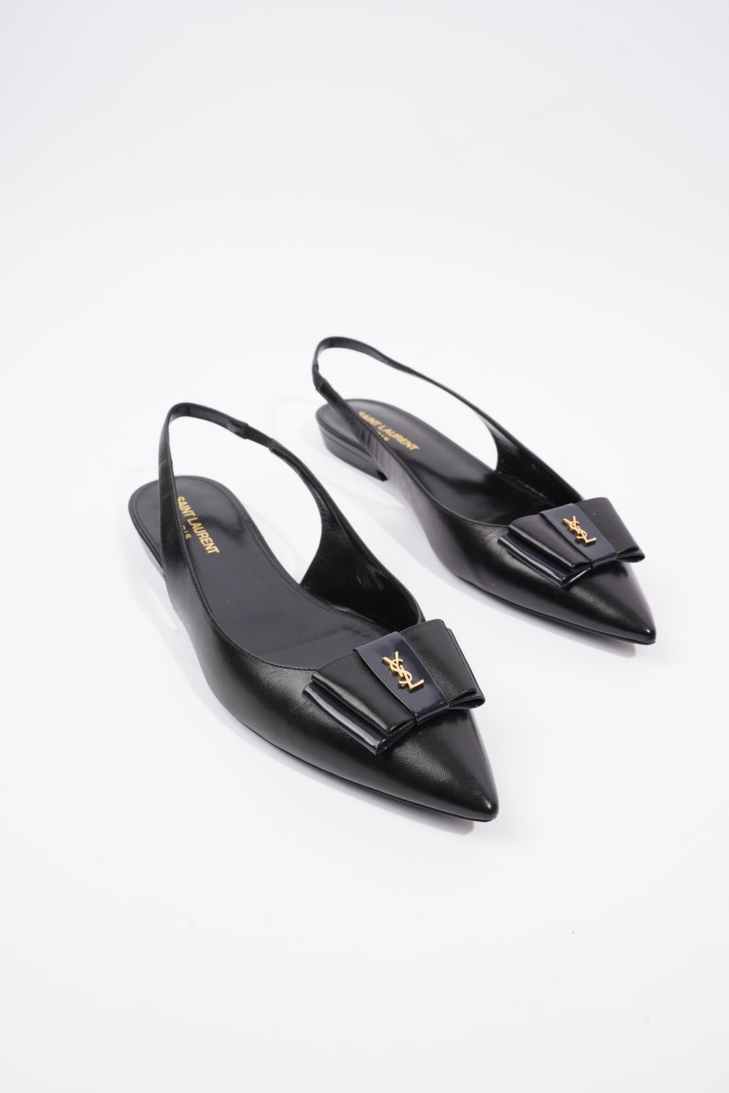 Saint Laurent Anais Black Leather EU 40 UK 7