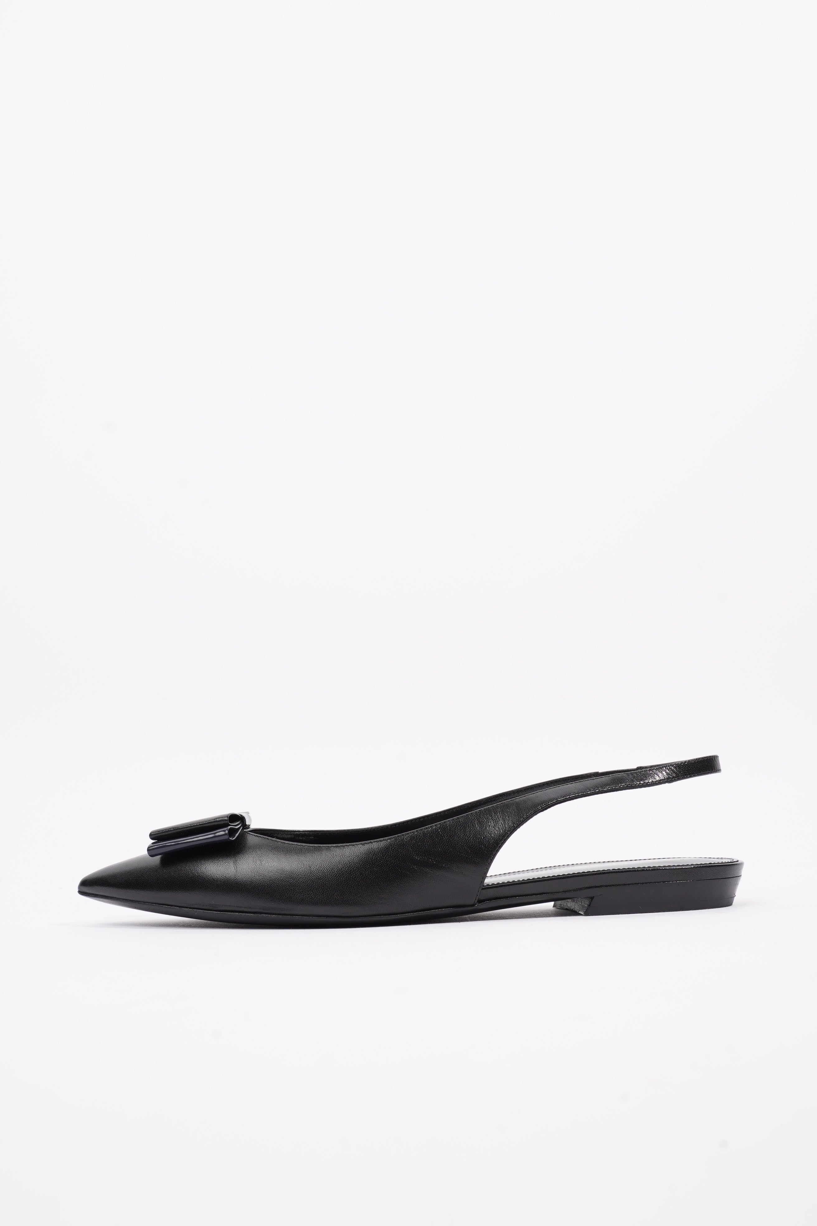 Saint Laurent Anais Black Leather EU 40 UK 7