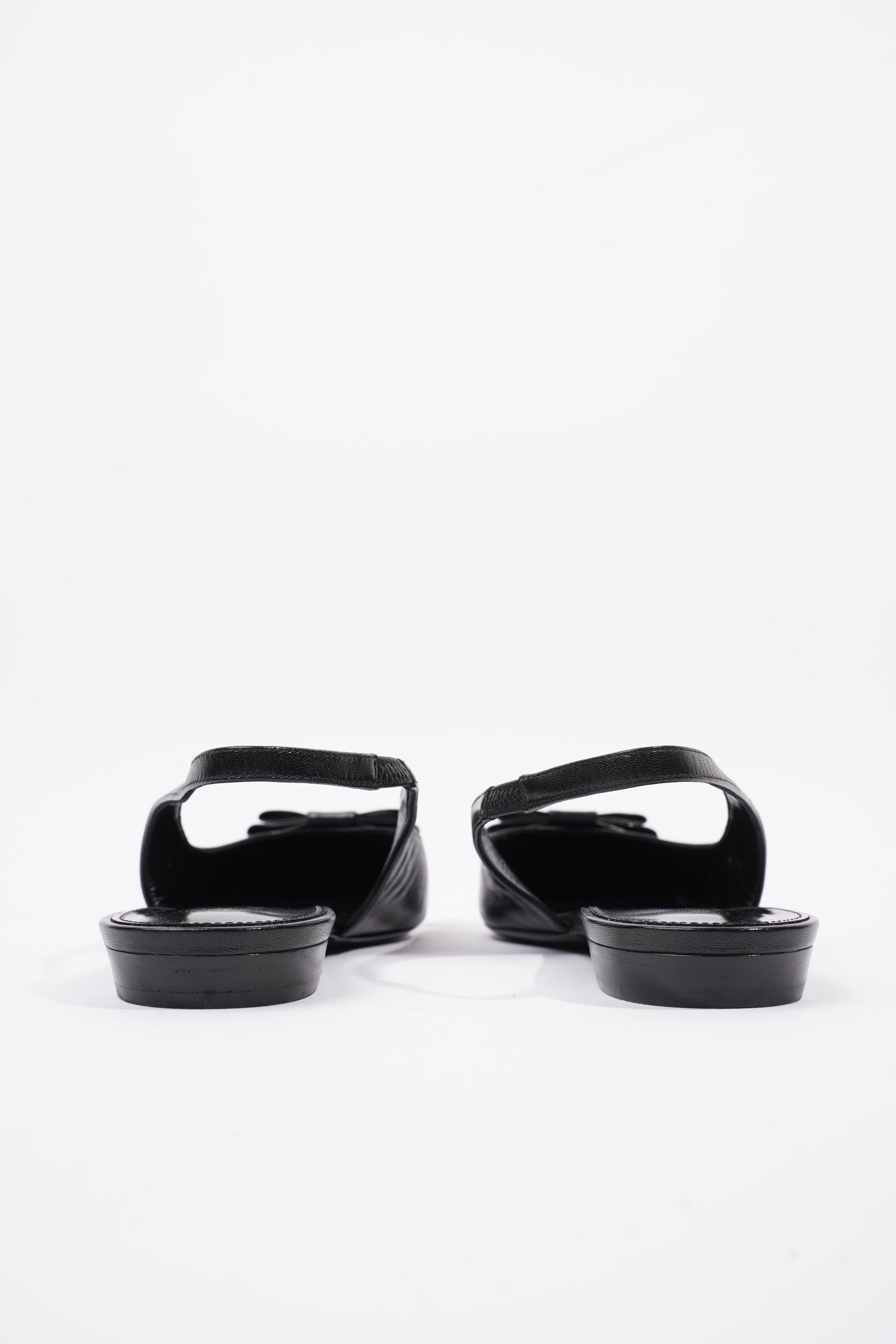 Saint Laurent Anais Black Leather EU 40 UK 7