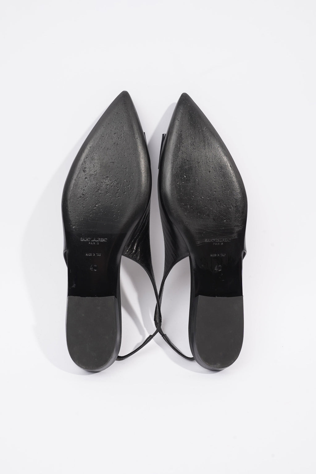 Saint Laurent Anais Black Leather EU 40 UK 7