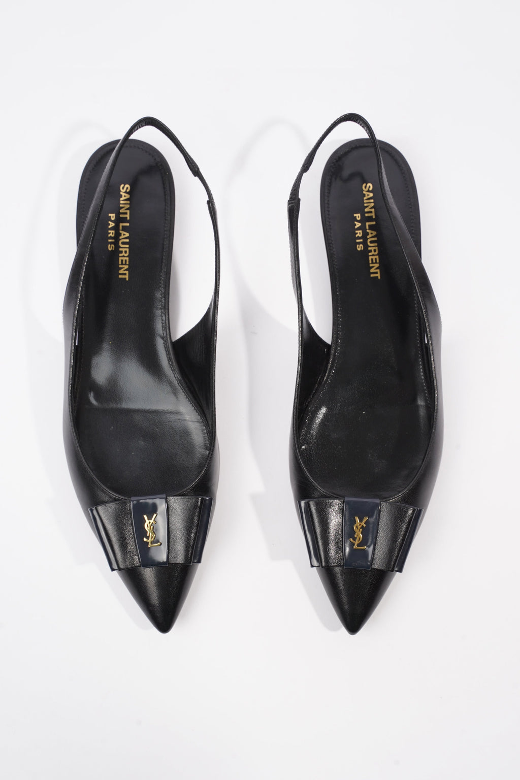 Saint Laurent Anais Black Leather EU 40 UK 7