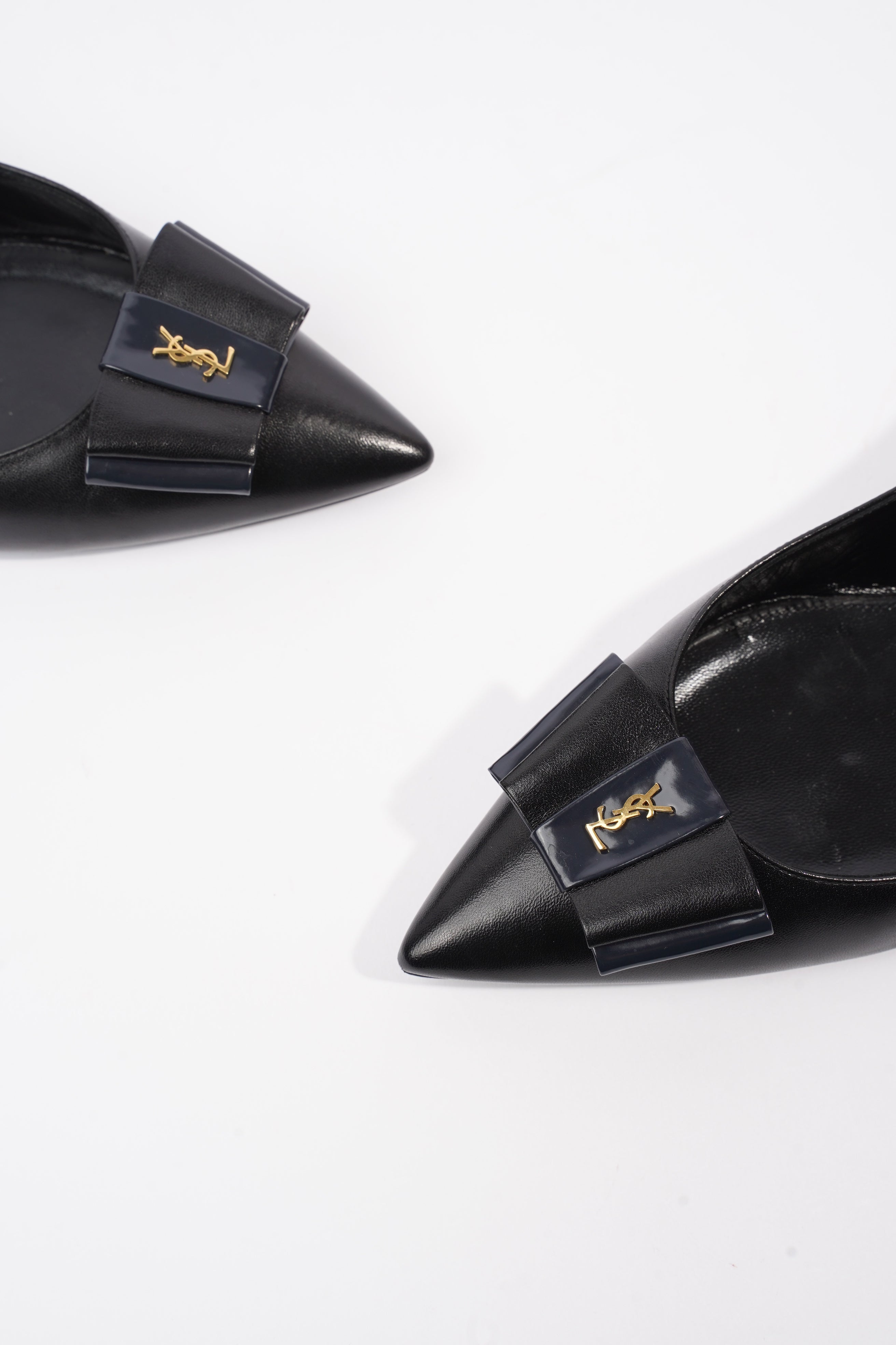 Saint Laurent Anais Black Leather EU 40 UK 7