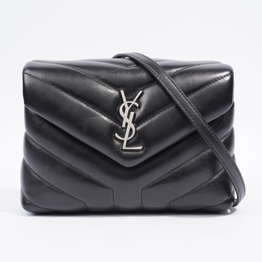 Saint Laurent Toy LouLou Black Calfskin Leather