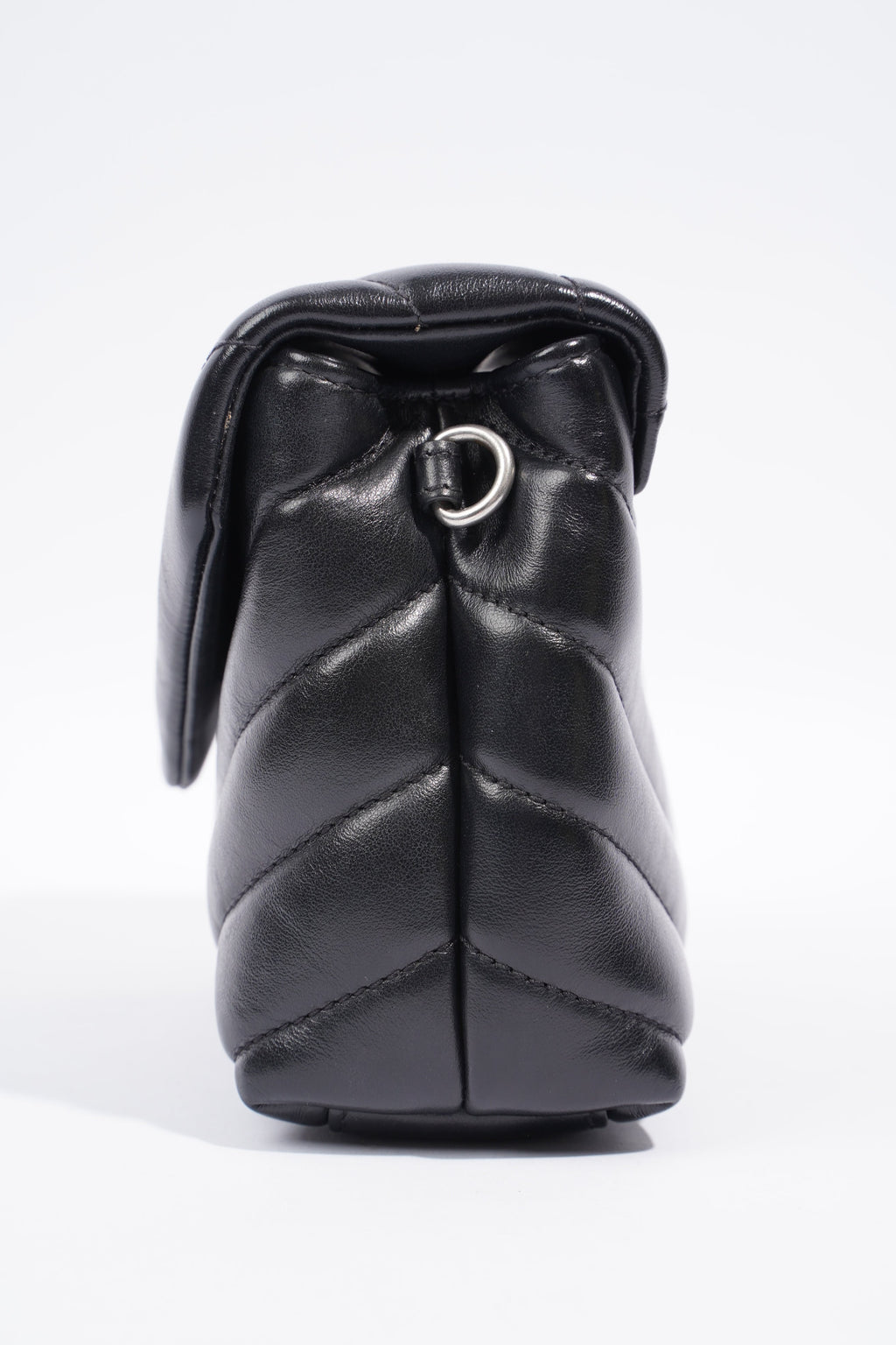 Saint Laurent Toy LouLou Black Calfskin Leather
