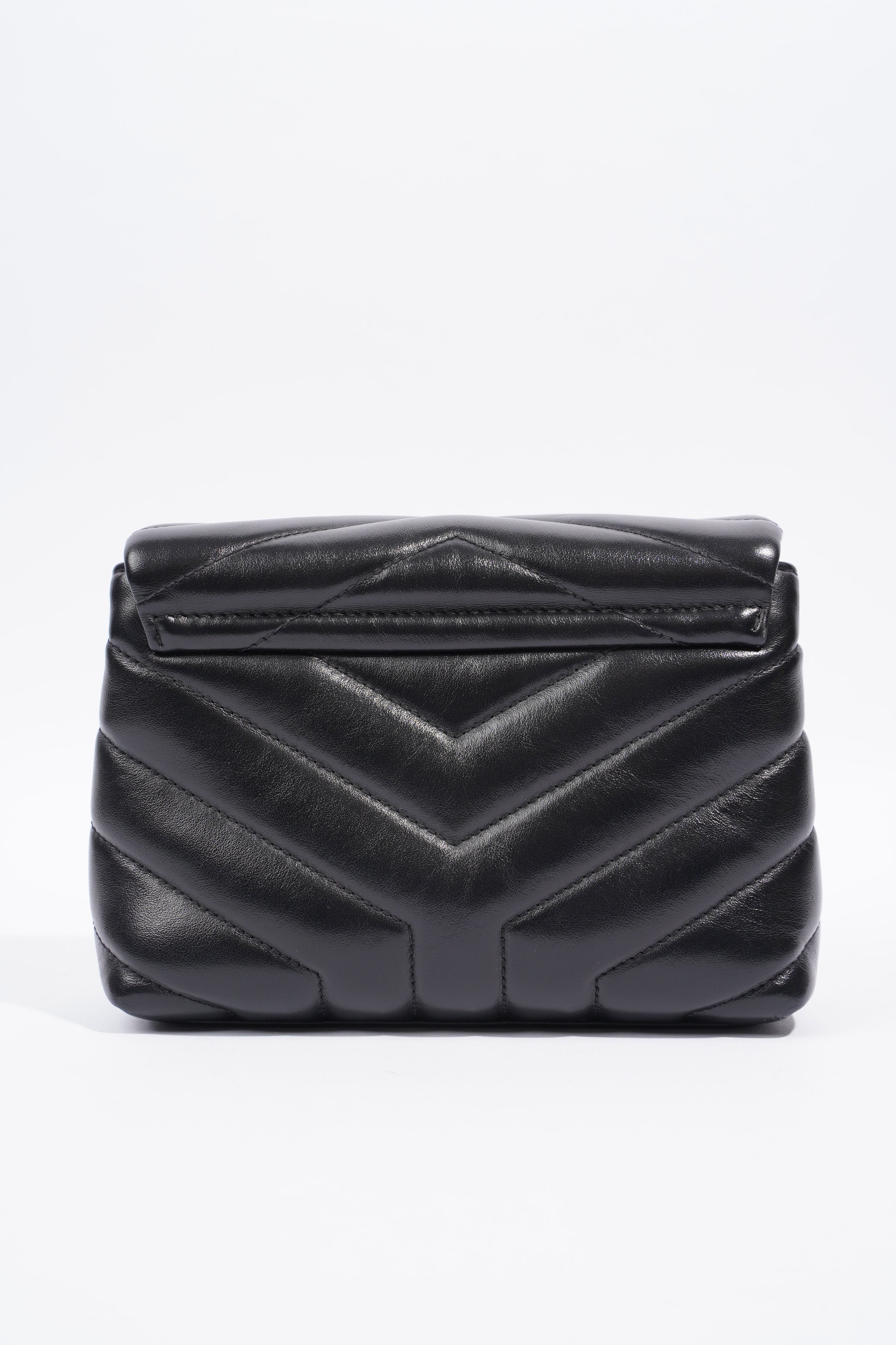 Saint Laurent Toy LouLou Black Calfskin Leather