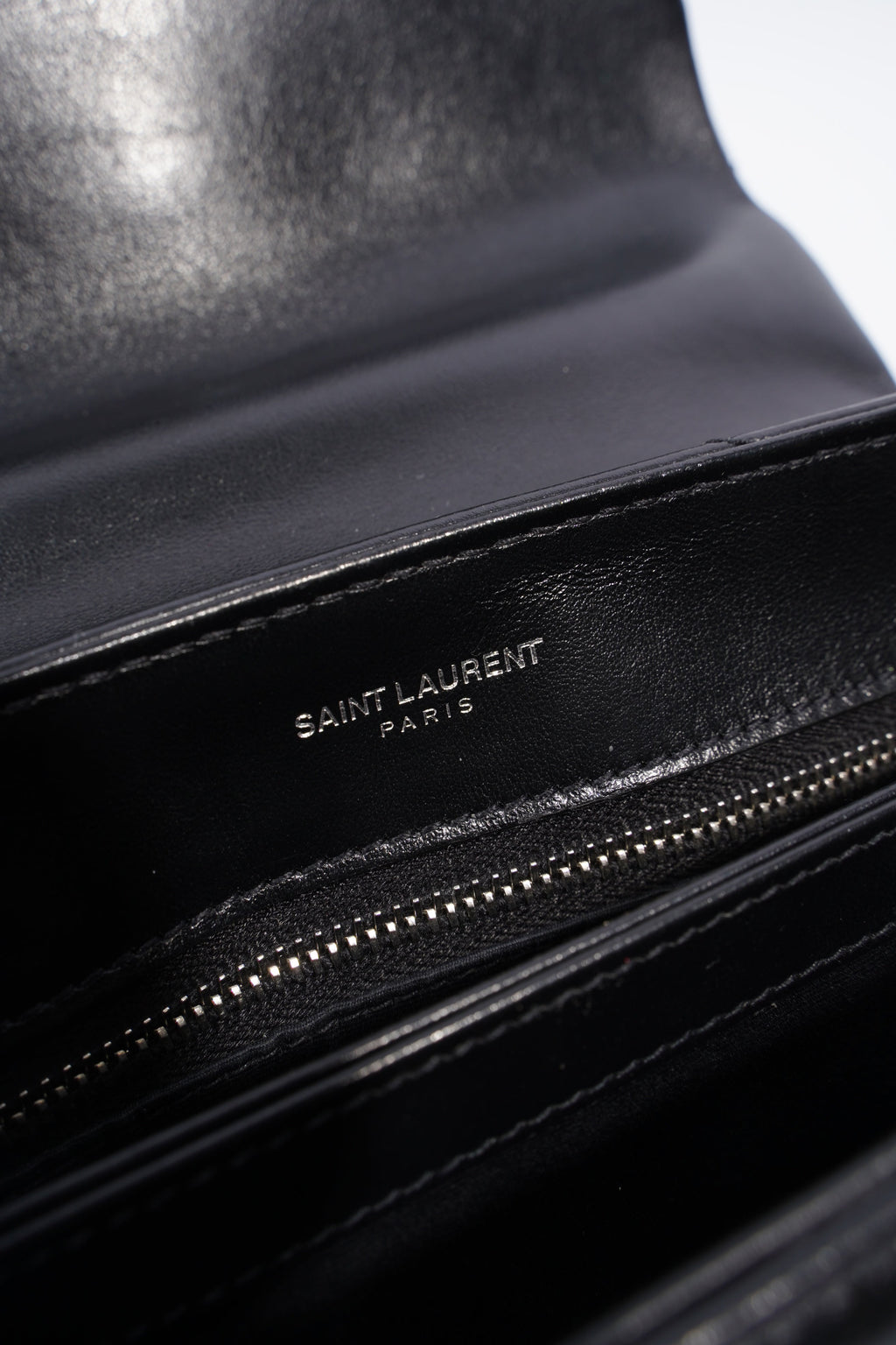 Saint Laurent Toy LouLou Black Calfskin Leather
