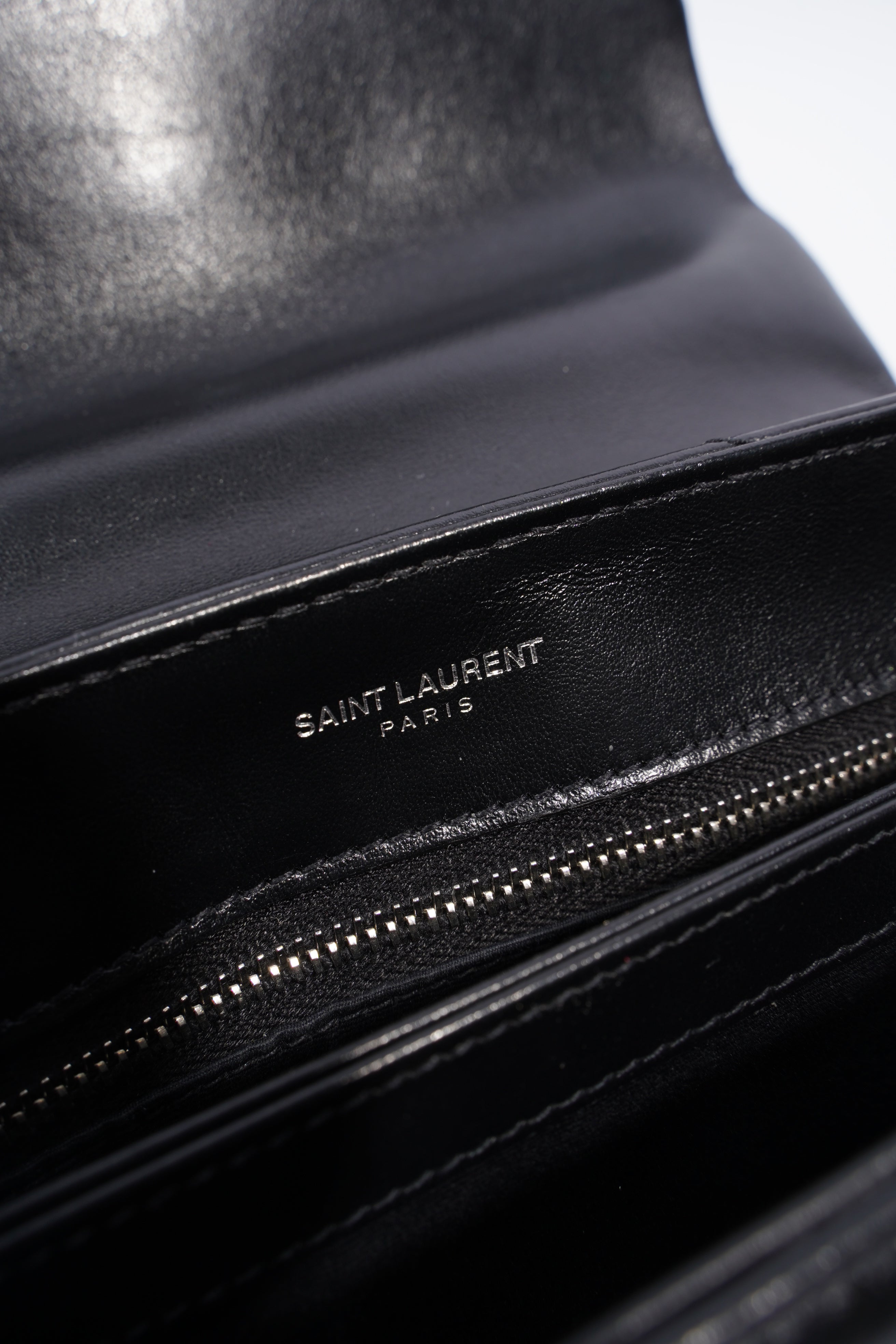 Saint Laurent Toy LouLou Black Calfskin Leather