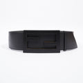 Fendi FF Belt Black Leather 75cm 30"