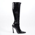 Saint Laurent Tess Boot 110 Black Patent Leather EU 40 UK 7