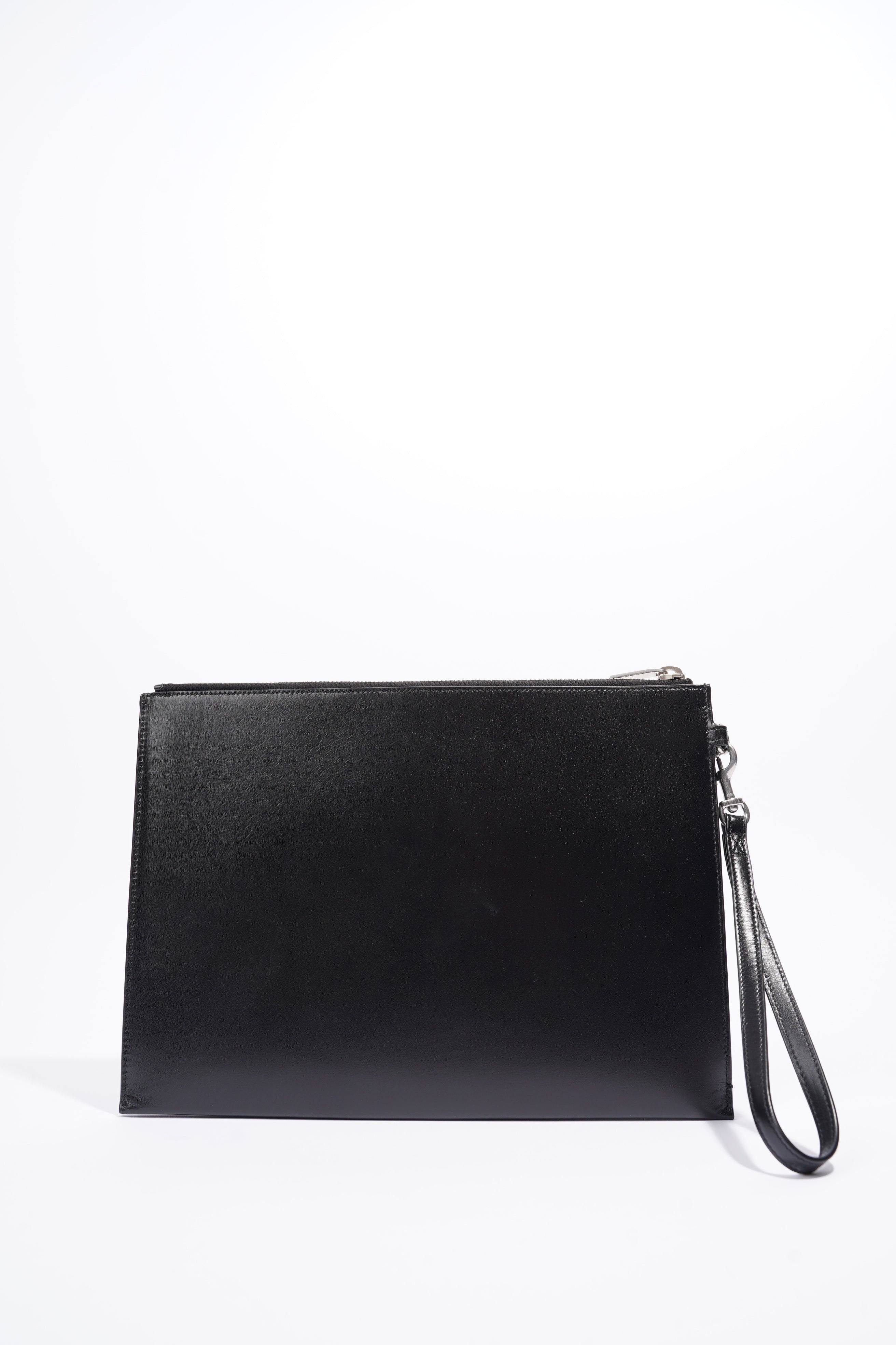 Saint Laurent Clutch Black Calfskin Leather