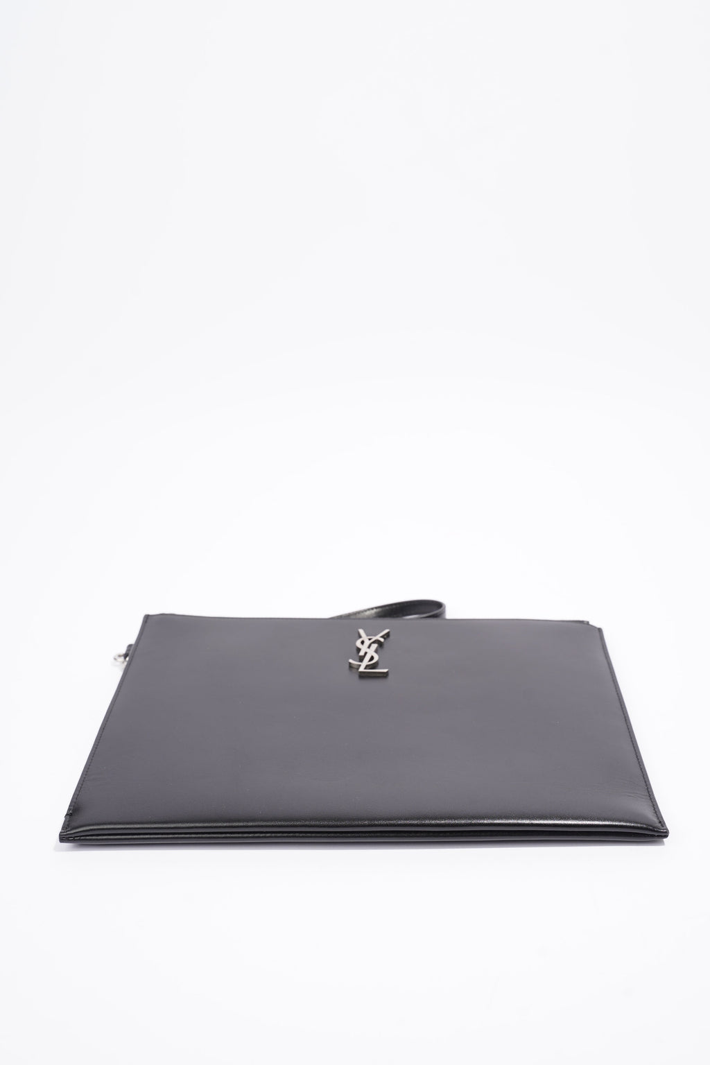 Saint Laurent Clutch Black Calfskin Leather