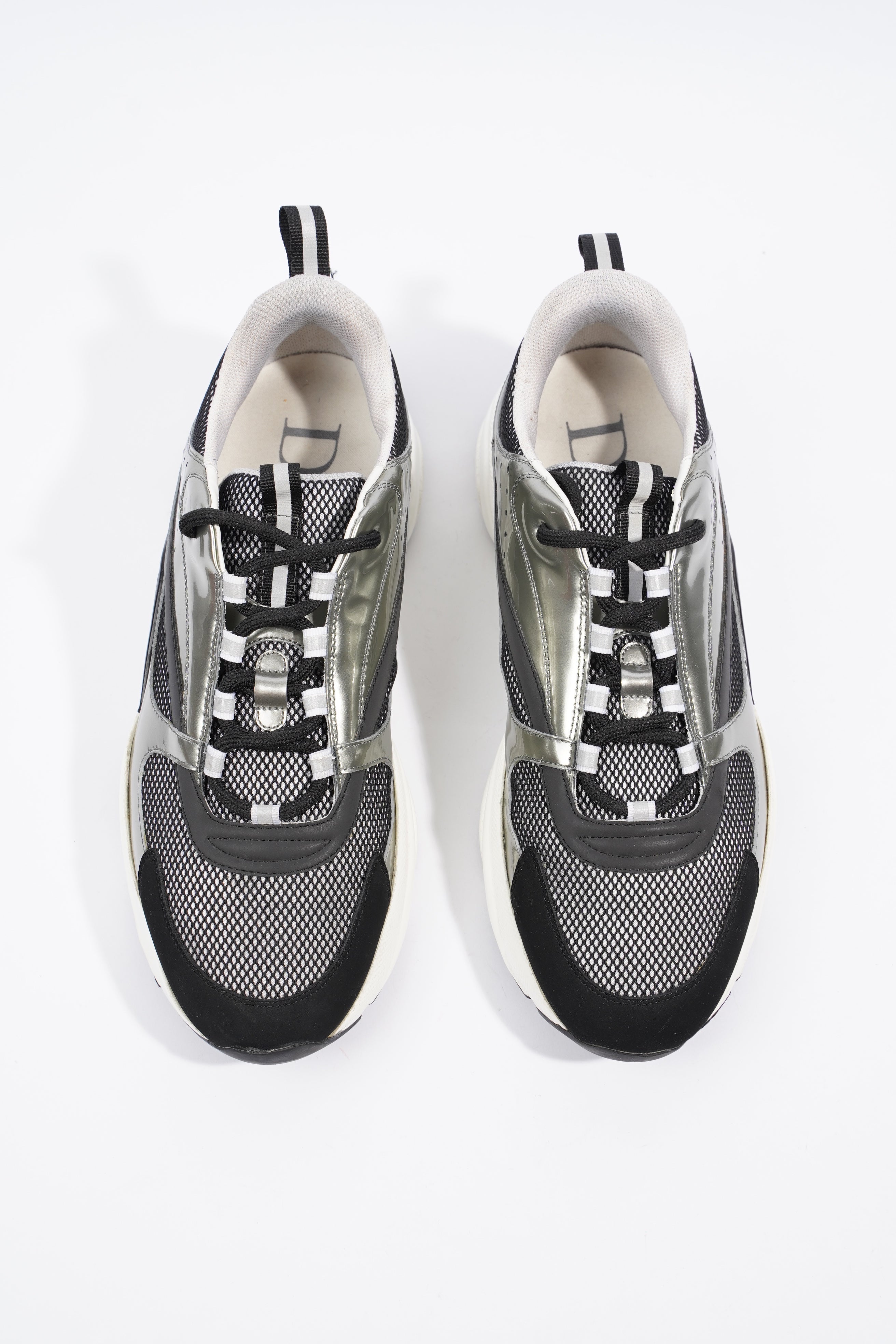 Christian Dior B22 Silver / Black / White Mesh EU 43 UK 9