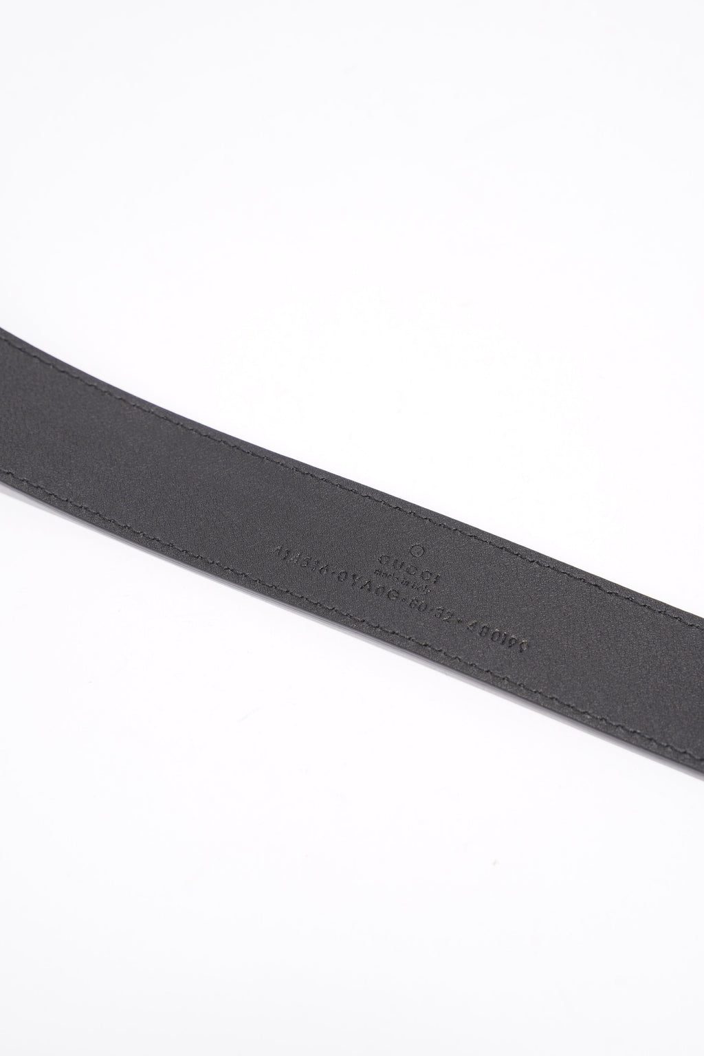 Gucci Marmont Belt Black / Gold Leather 80cm 32"