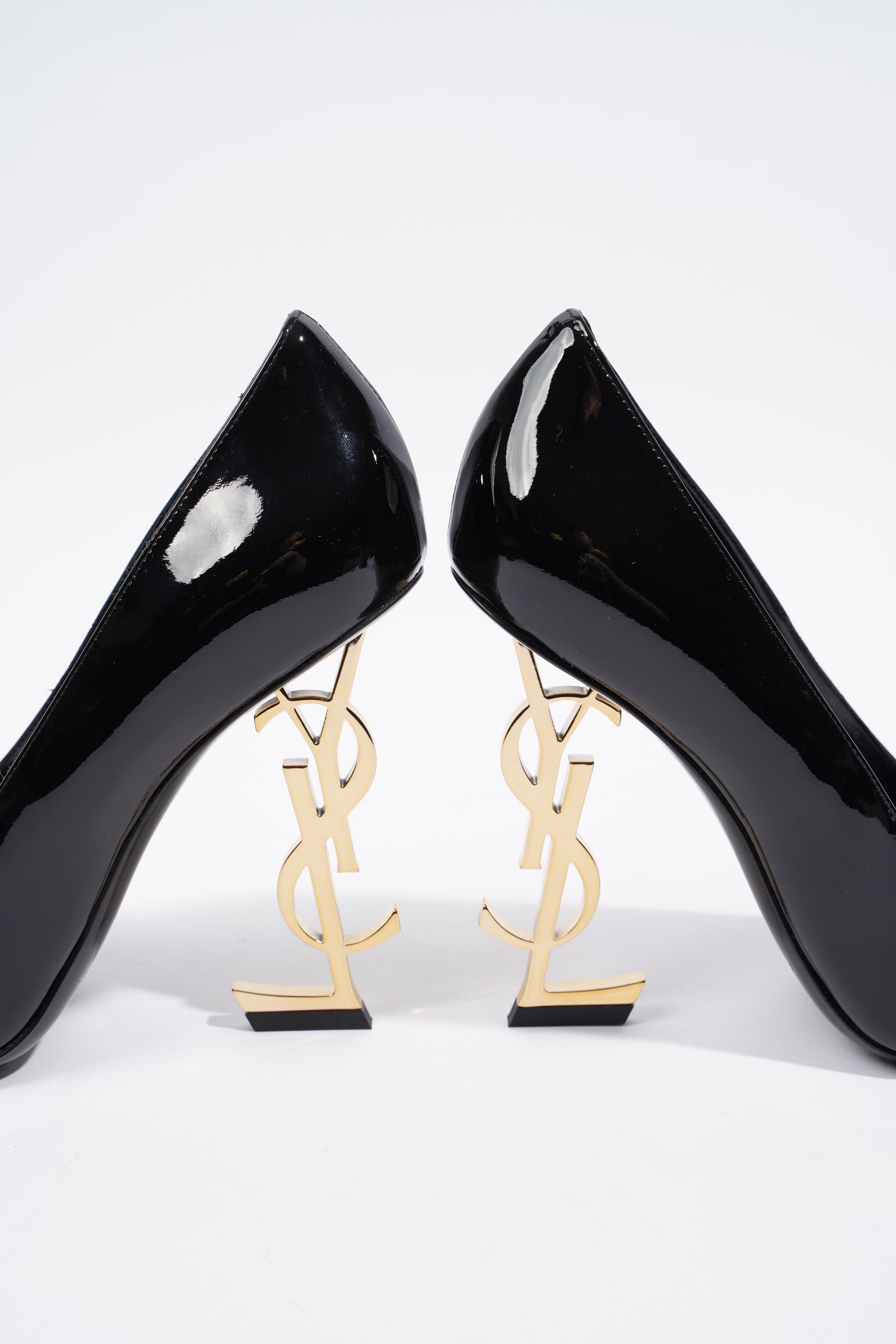Saint Laurent Opyum Black Patent Leather EU 39 UK 6