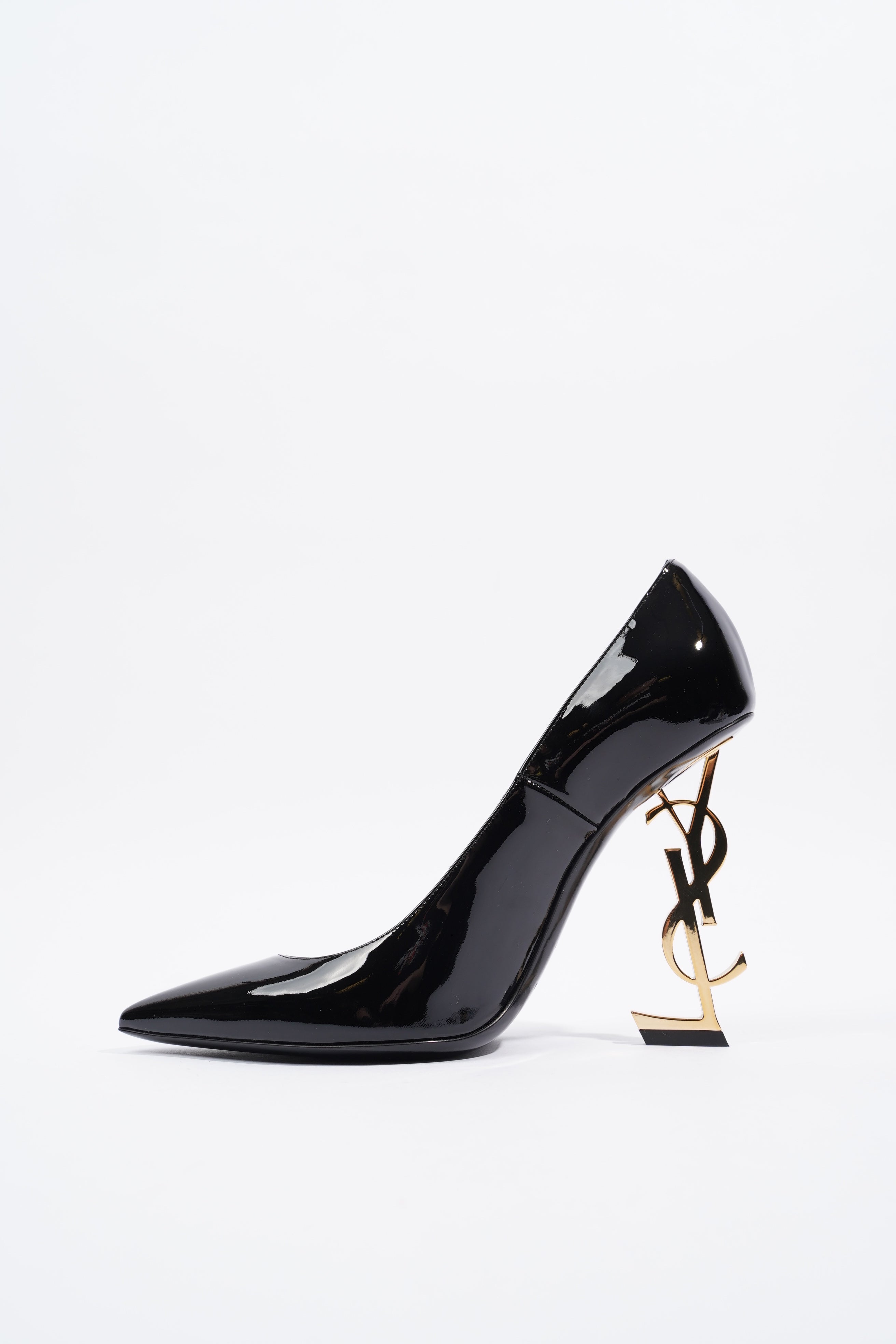 Saint Laurent Opyum Black Patent Leather EU 39 UK 6