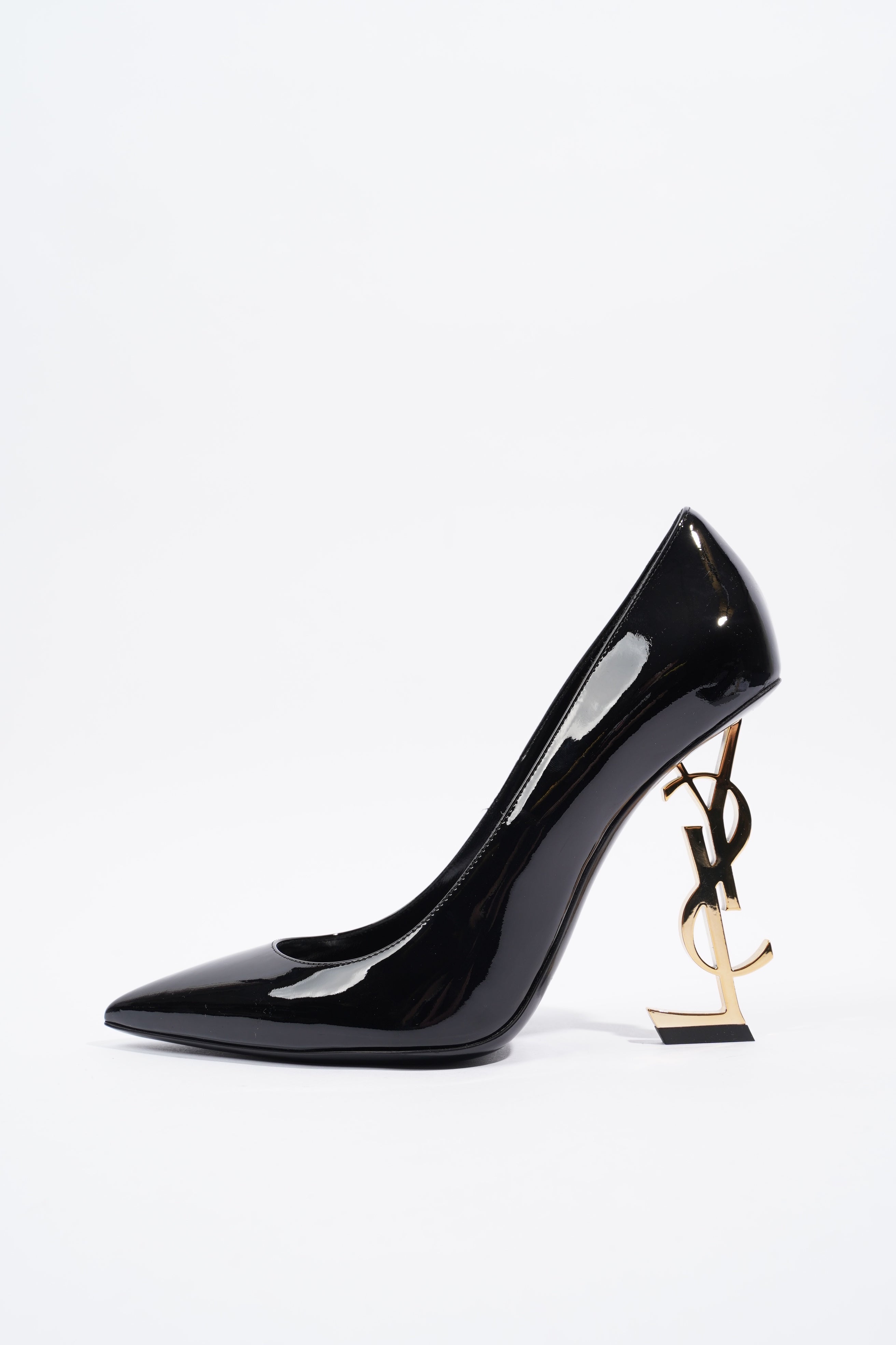 Saint Laurent Opyum Black Patent Leather EU 39 UK 6