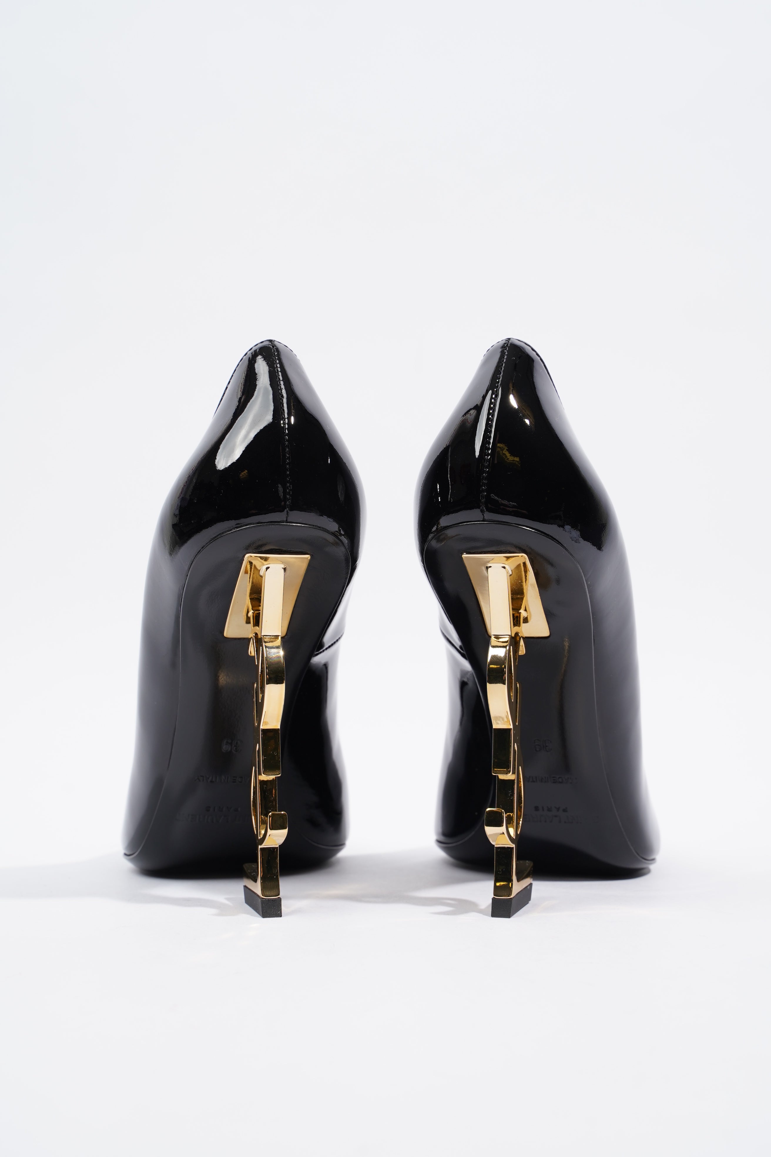 Saint Laurent Opyum Black Patent Leather EU 39 UK 6
