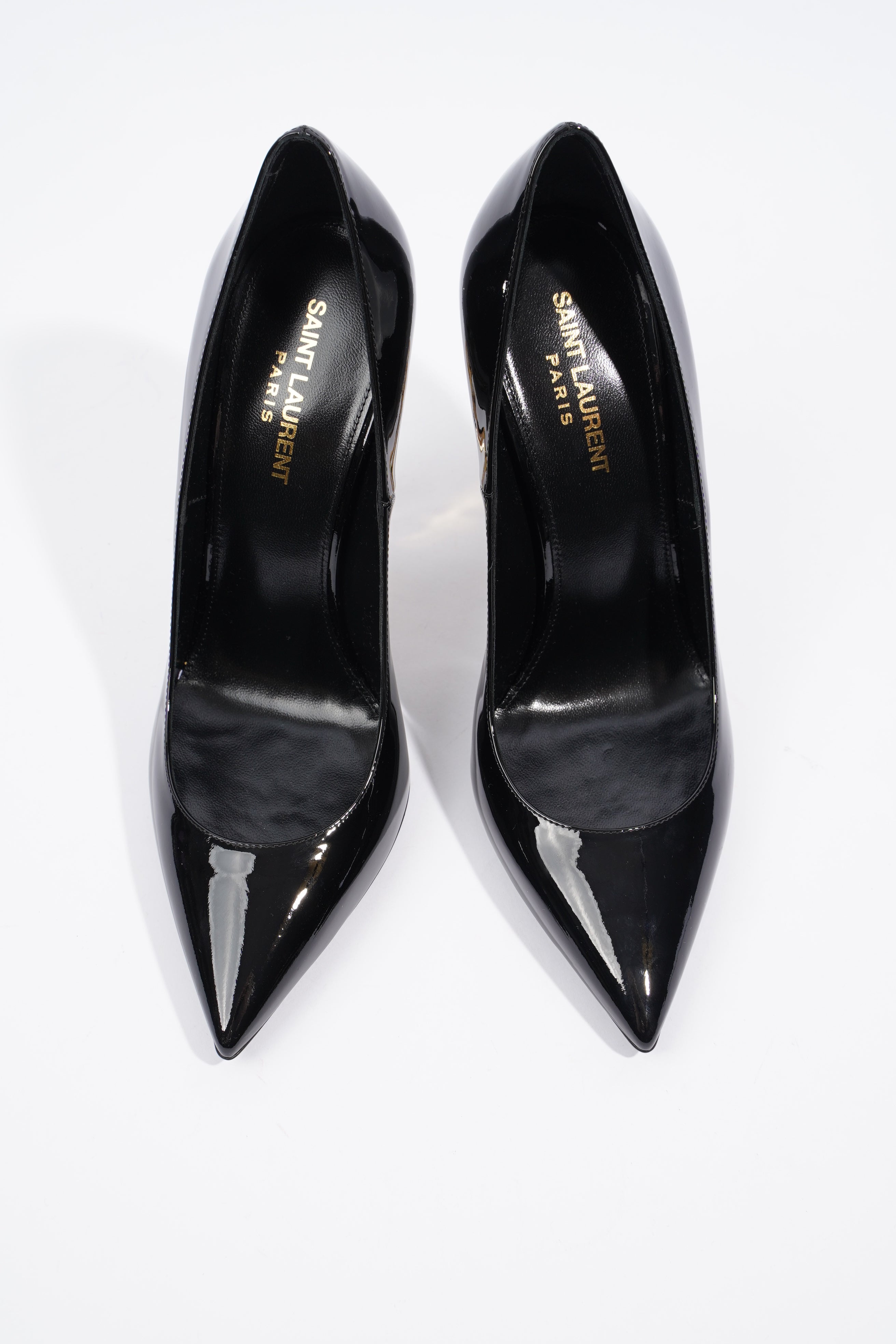 Saint Laurent Opyum Black Patent Leather EU 39 UK 6