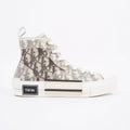 Christian Dior B23 Hightops White / Black Oblique Rubber EU 37 UK 4