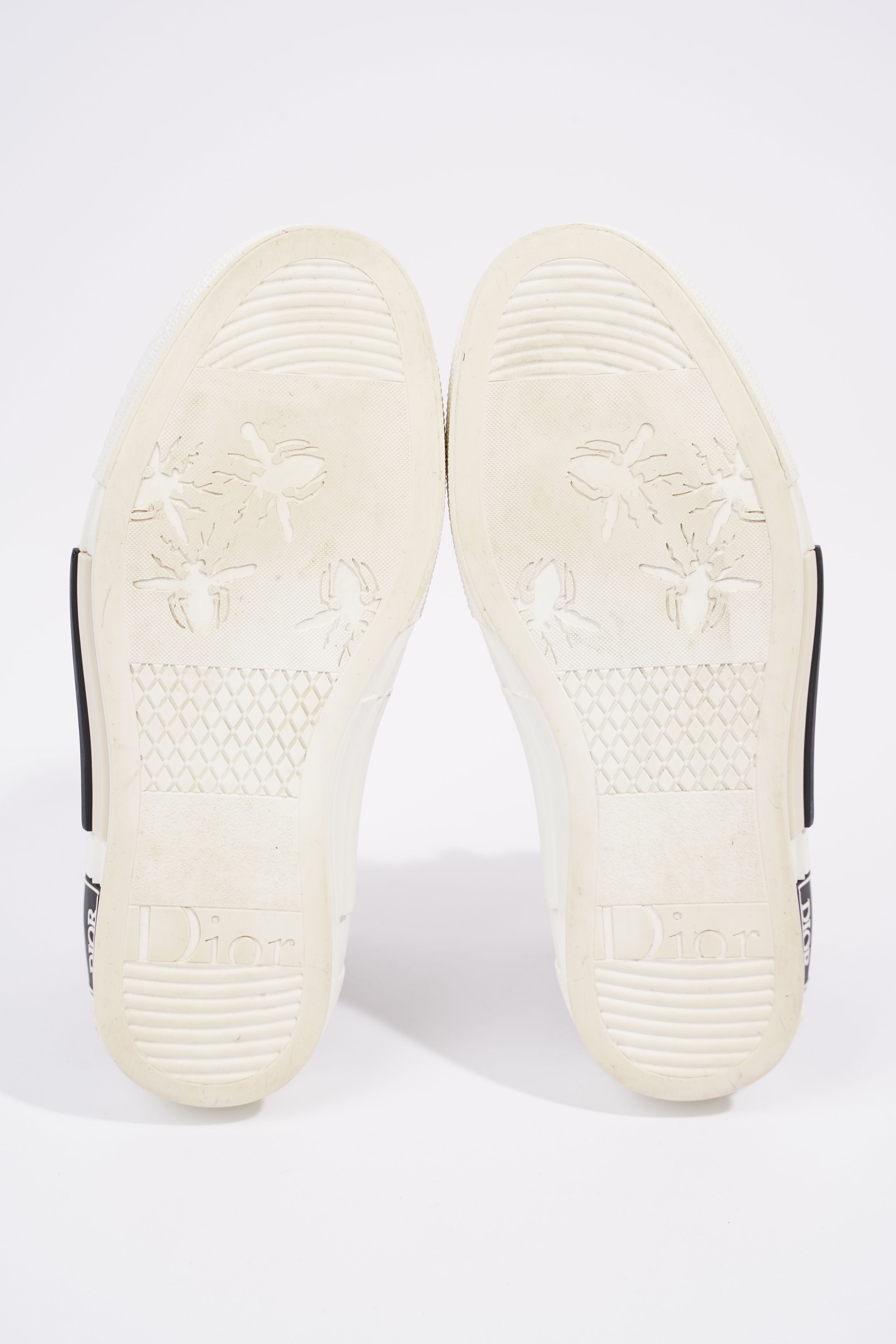 Christian Dior B23 Hightops White / Black Oblique Rubber EU 37 UK 4
