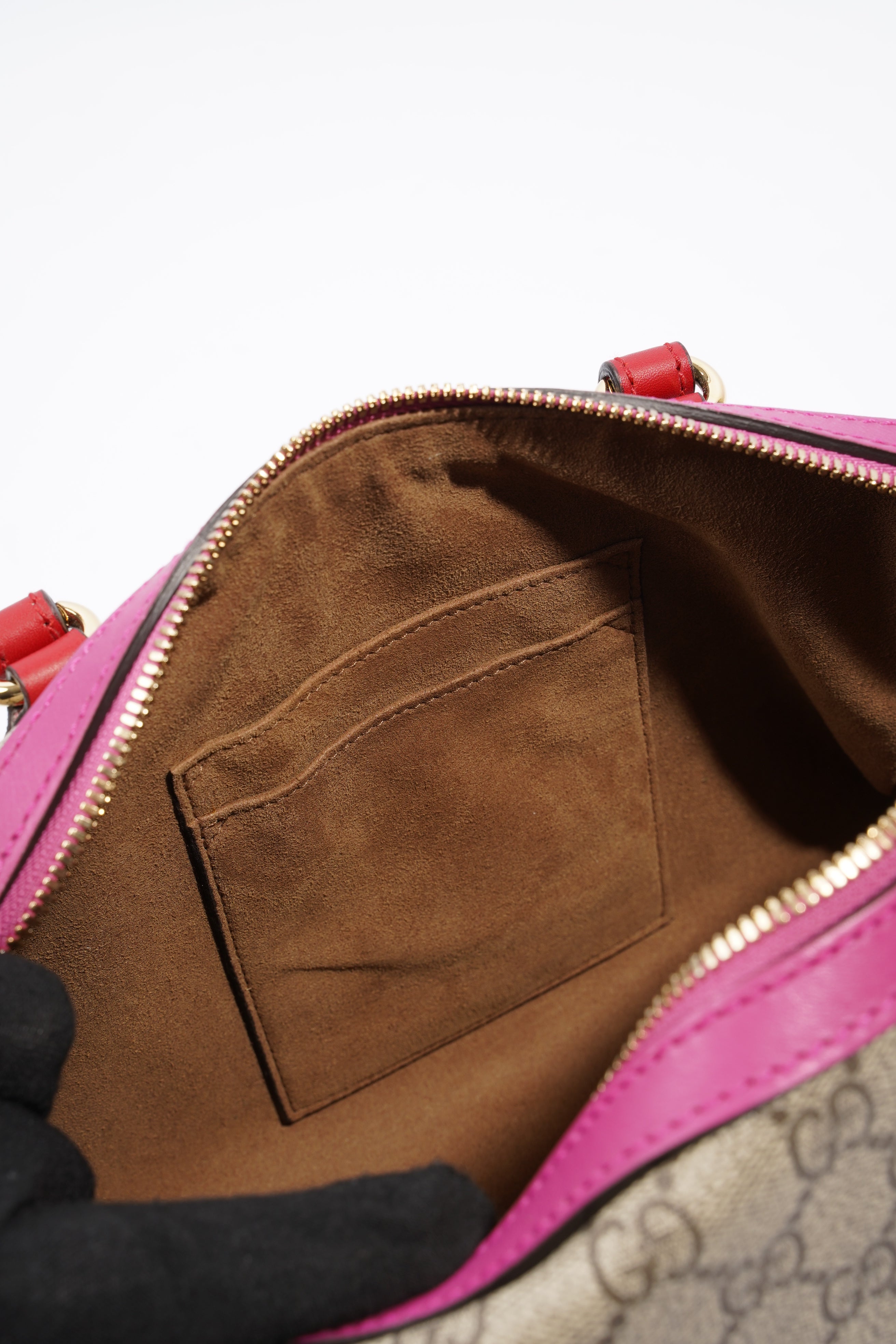 Gucci Boston Bag Monogram Canvas Small