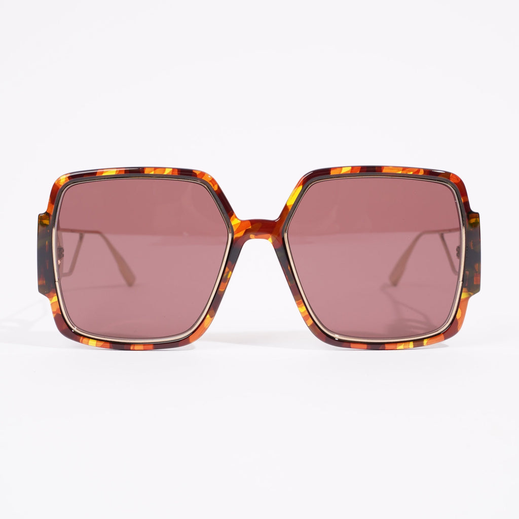 Christian Dior 30 Montaigne Sunglasses Tortoise Shell Acetate 135mm