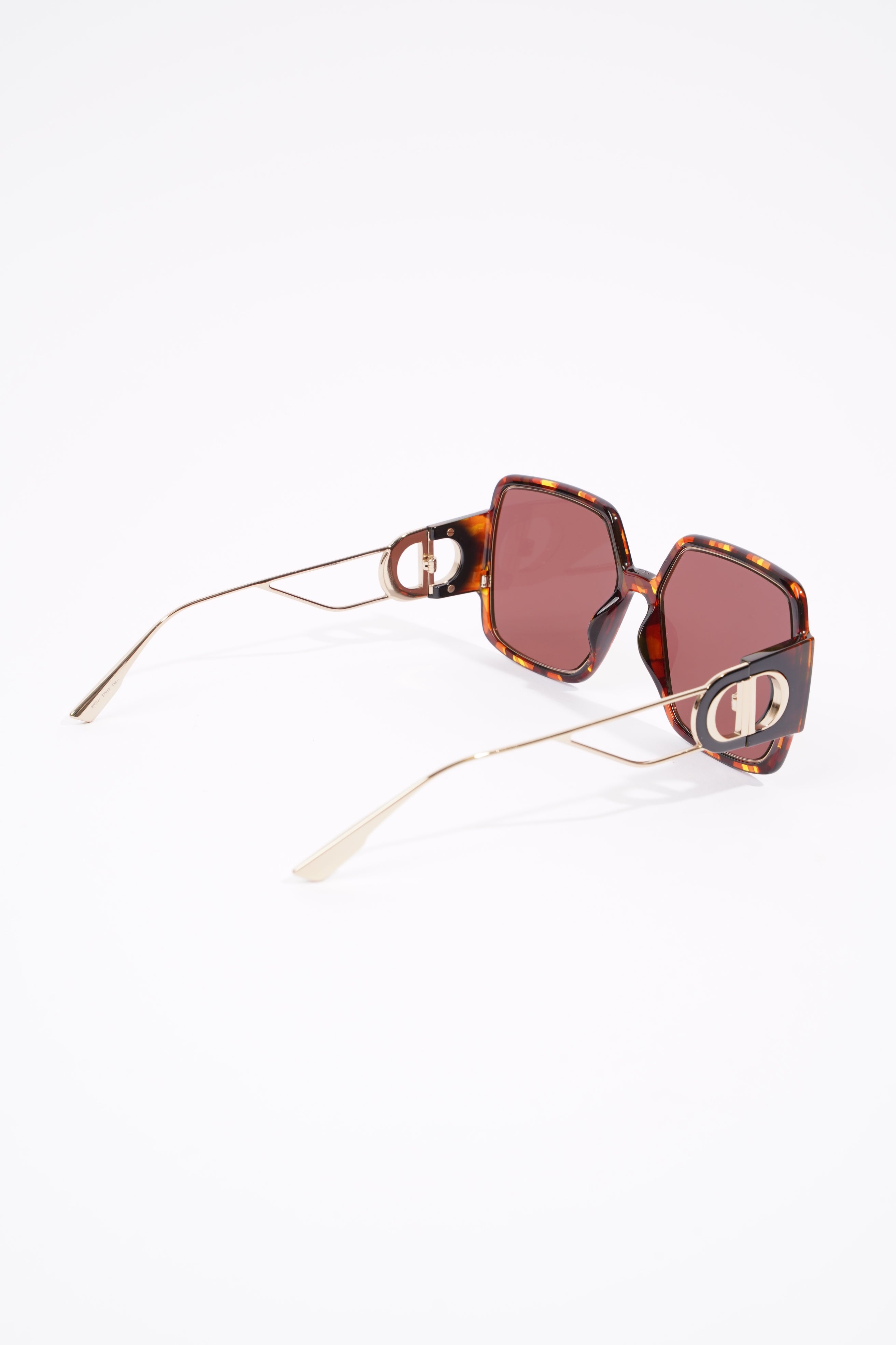 Christian Dior 30 Montaigne Sunglasses Tortoise Shell Acetate 135mm