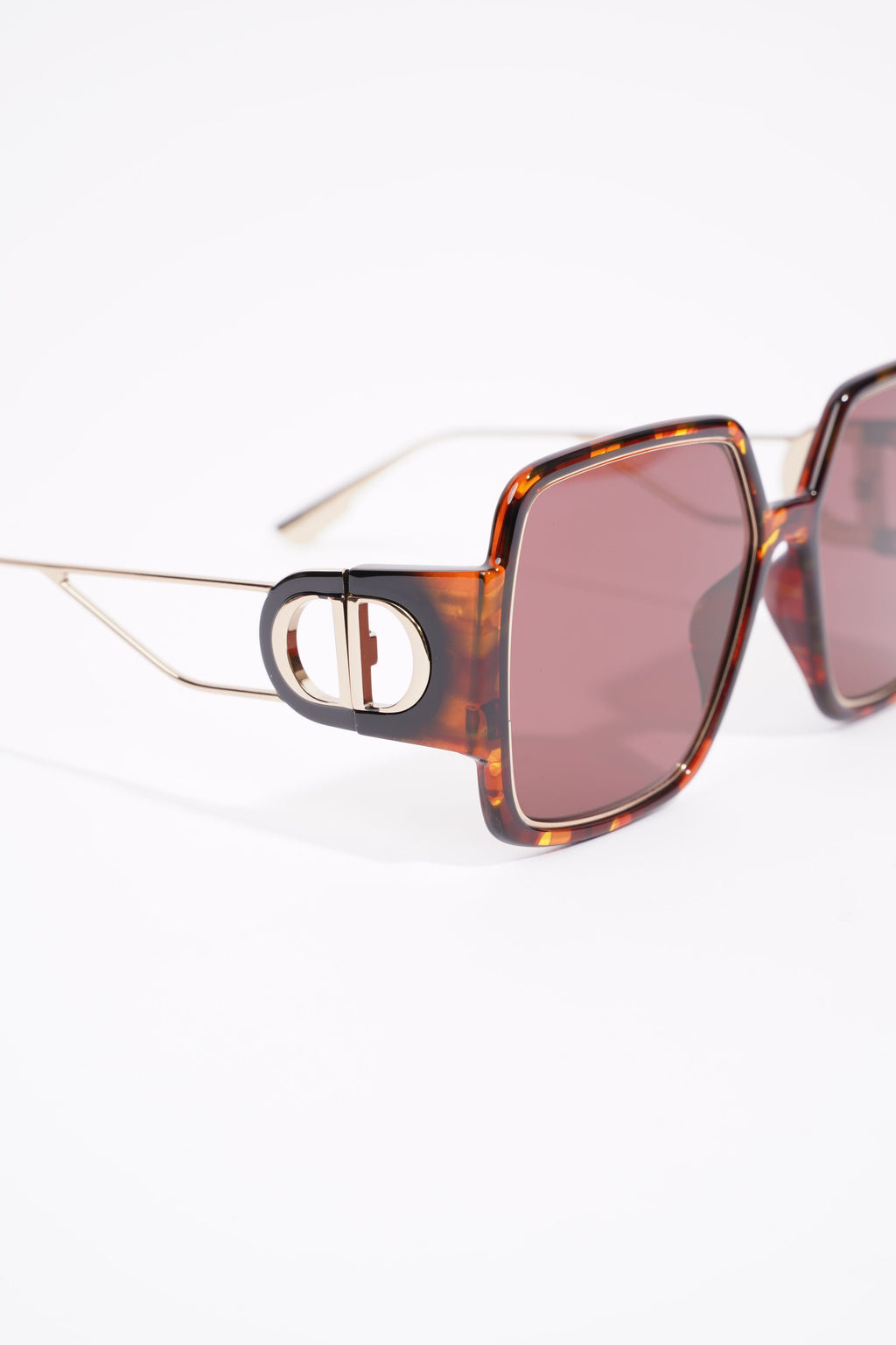 Christian Dior 30 Montaigne Sunglasses Tortoise Shell Acetate 135mm