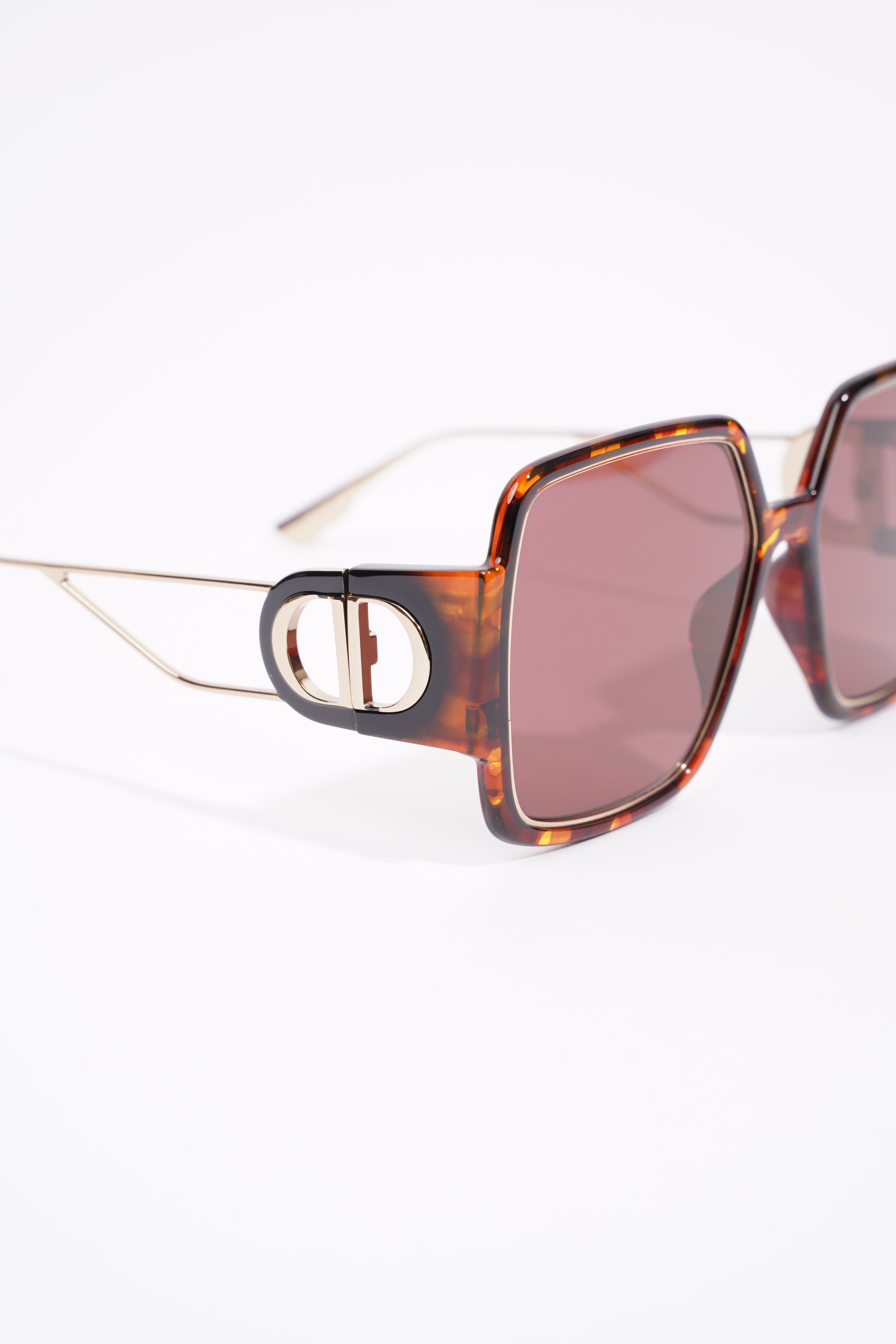 Christian Dior 30 Montaigne Sunglasses Tortoise Shell Acetate 135mm