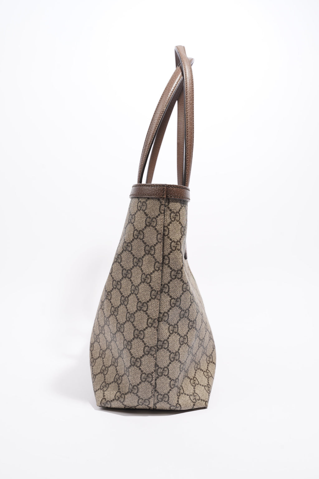 Gucci Ophidia GG Medium Beige And Ebony GG Supreme Coated Canvas