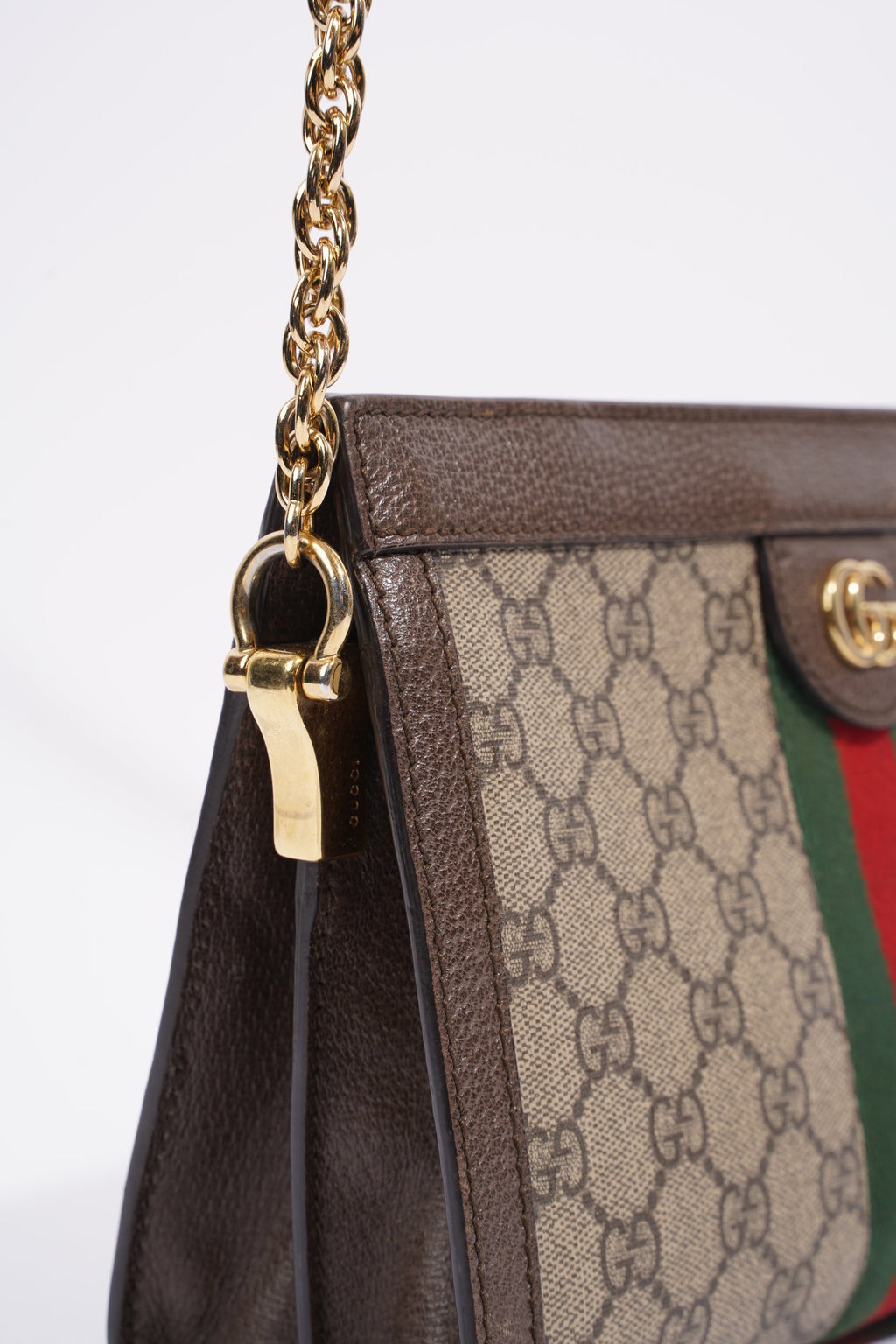 Gucci Ophidia GG Beige And Ebony GG Supreme Coated Canvas Small