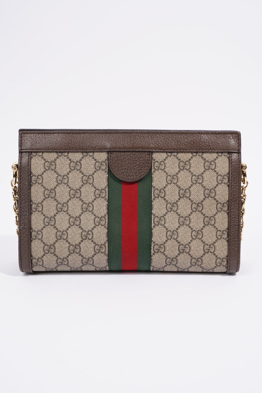 Gucci Ophidia GG Beige And Ebony GG Supreme Coated Canvas Small
