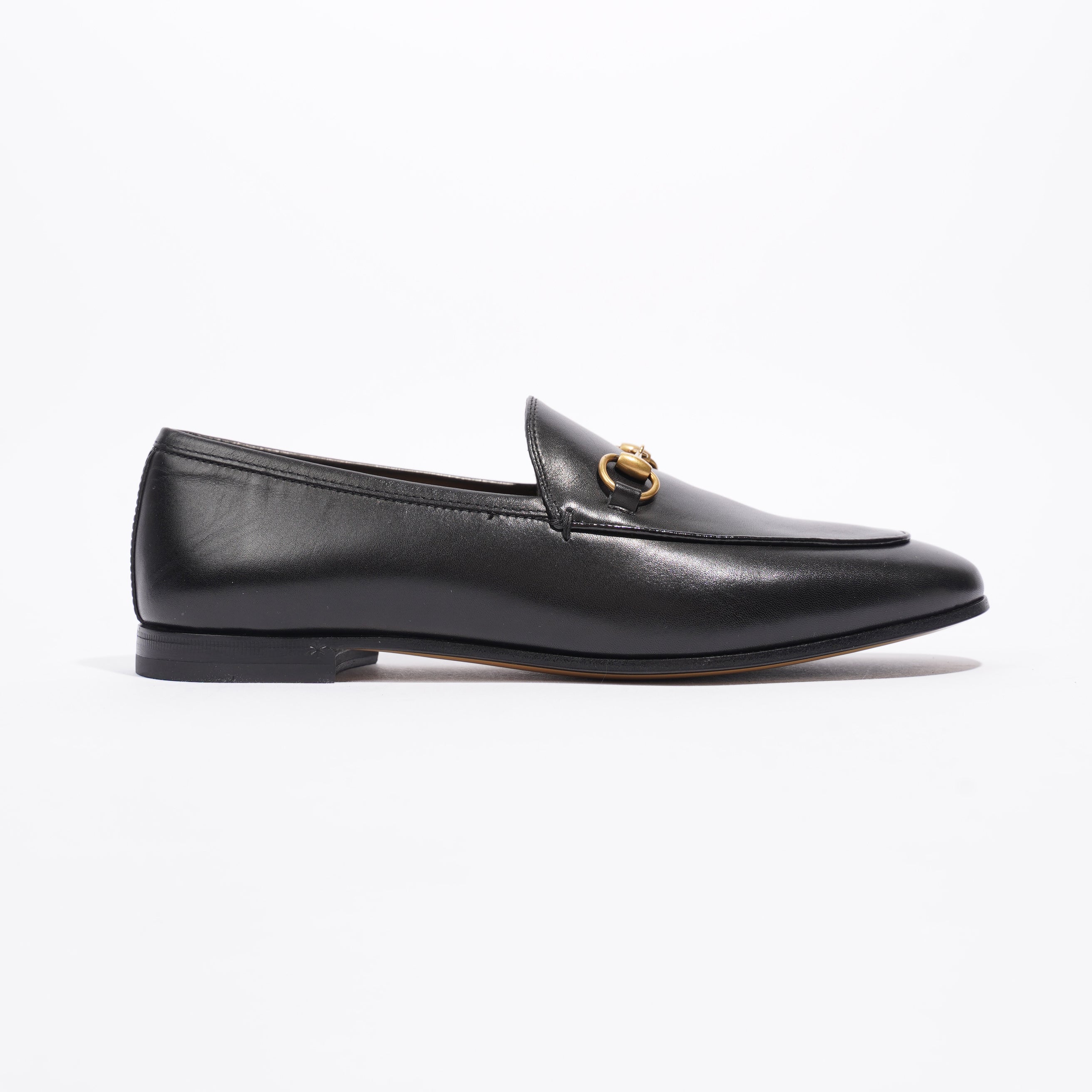 Gucci Jordaan Loafer Black Leather EU 38 UK 5