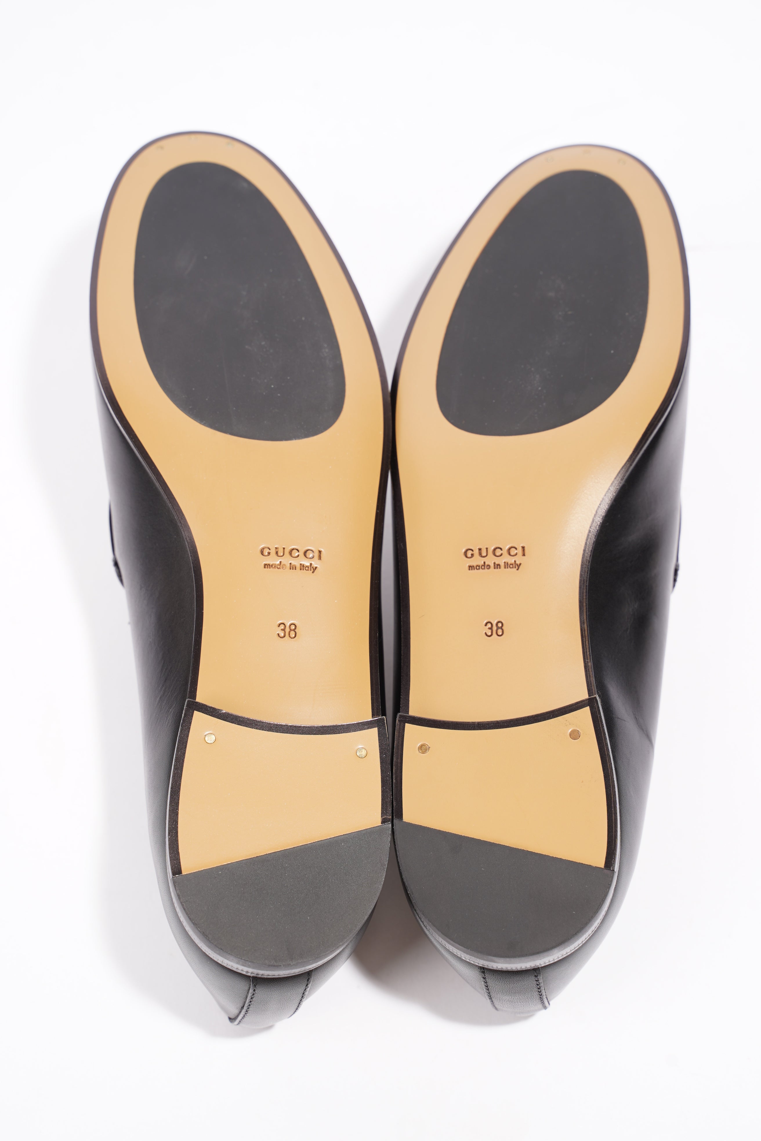 Gucci Jordaan Loafer Black Leather EU 38 UK 5