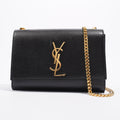 Saint Laurent Saint Kate Small Black / Gold Leather